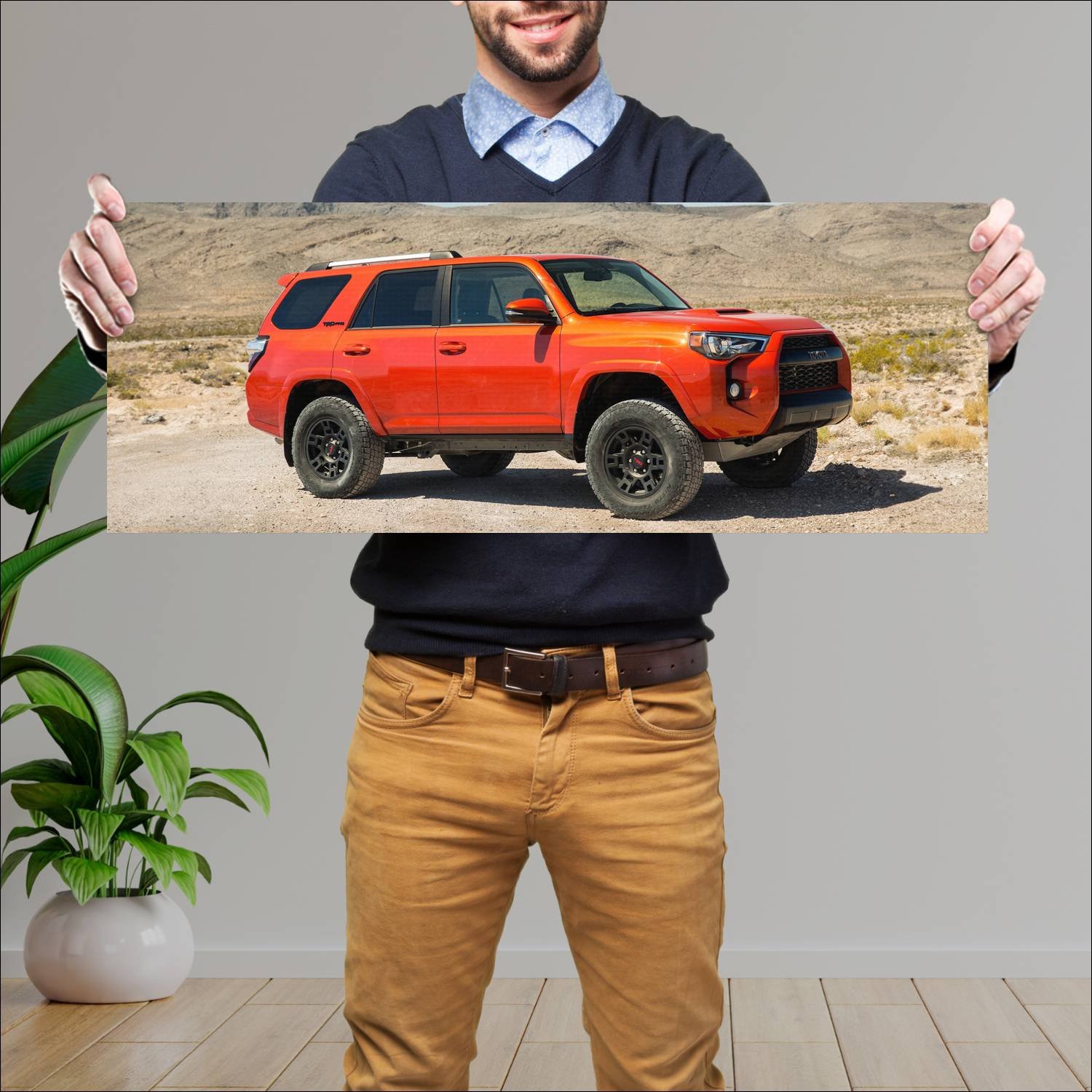 Cuadro grande 30x80cm 2014 trd toyota 4runner pro 77 Toyota
