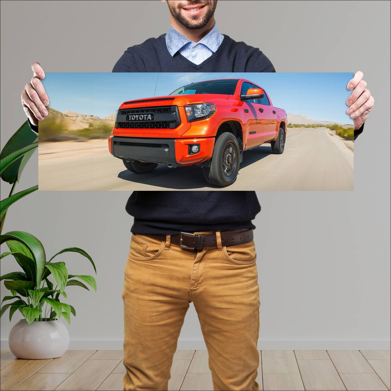 Cuadro grande 30x80cm 2014 trd toyota tundra doubl 78 Toyota