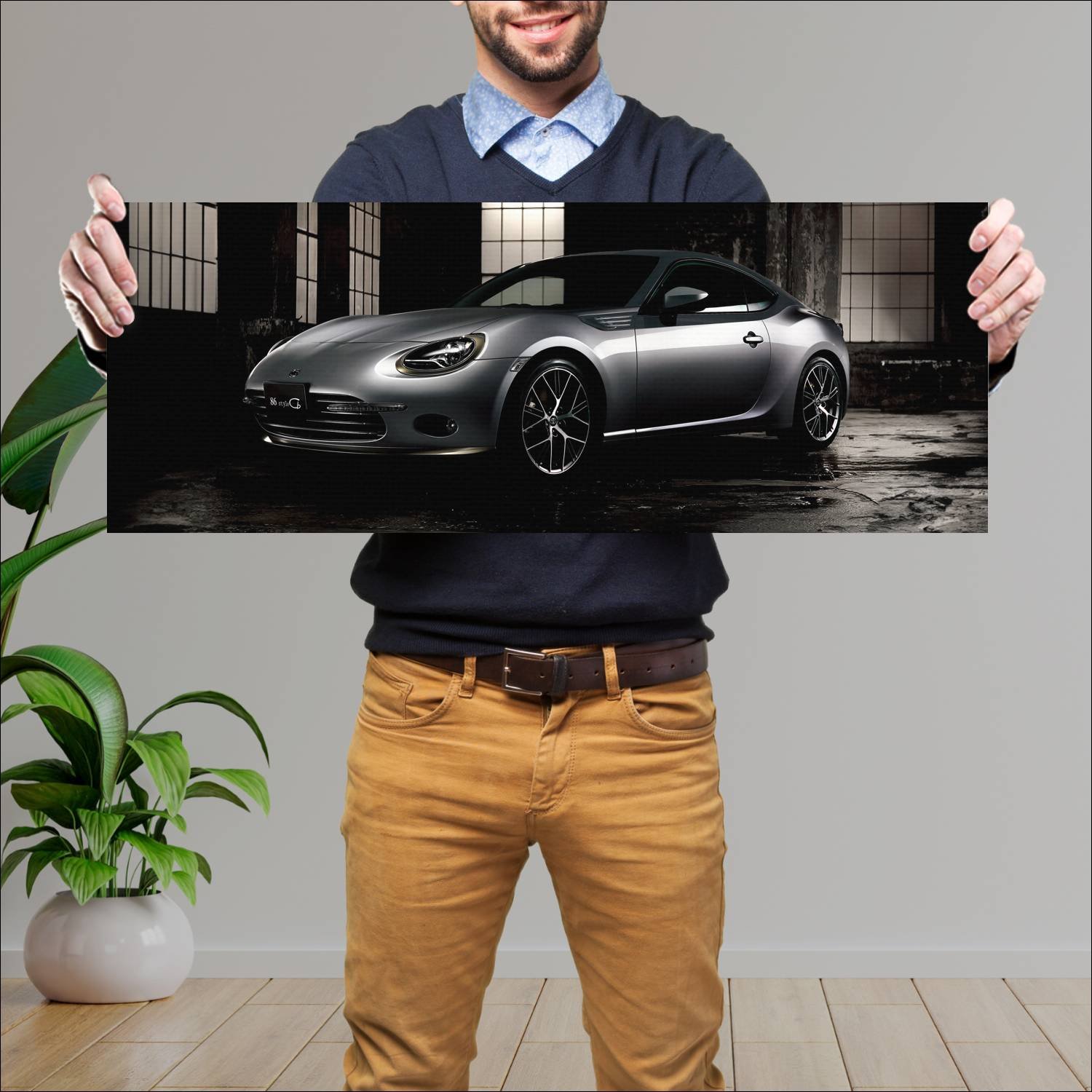 Cuadro grande 30x80cm 2015 toyota 86 style cb 1904 80 Toyota