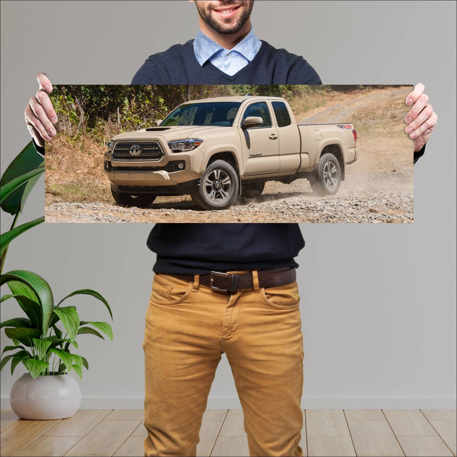 Cuadro grande 30x80cm 2016 toyota tacoma trd sport 128 Toyota