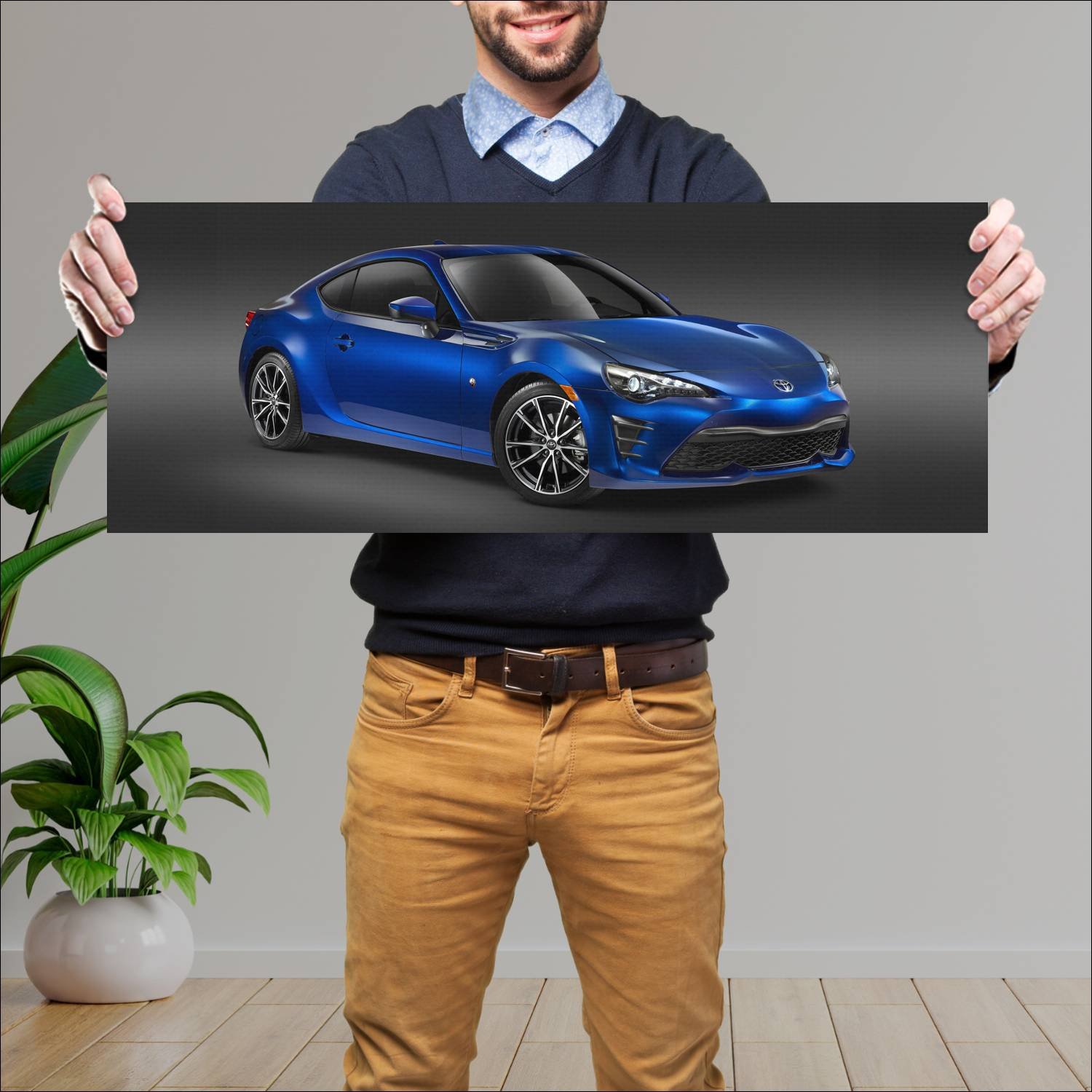 Cuadro grande 30x80cm 2017 toyota 86 us auto 132 Toyota