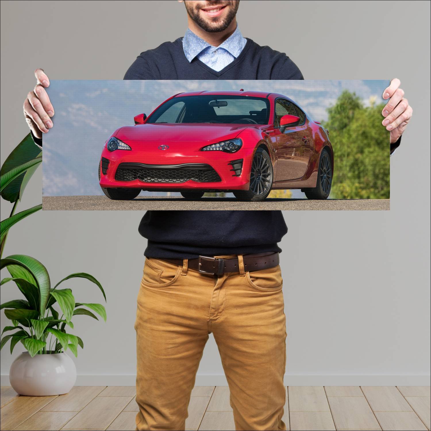 Cuadro grande 30x80cm 2017 toyota 86 us auto 133 Toyota