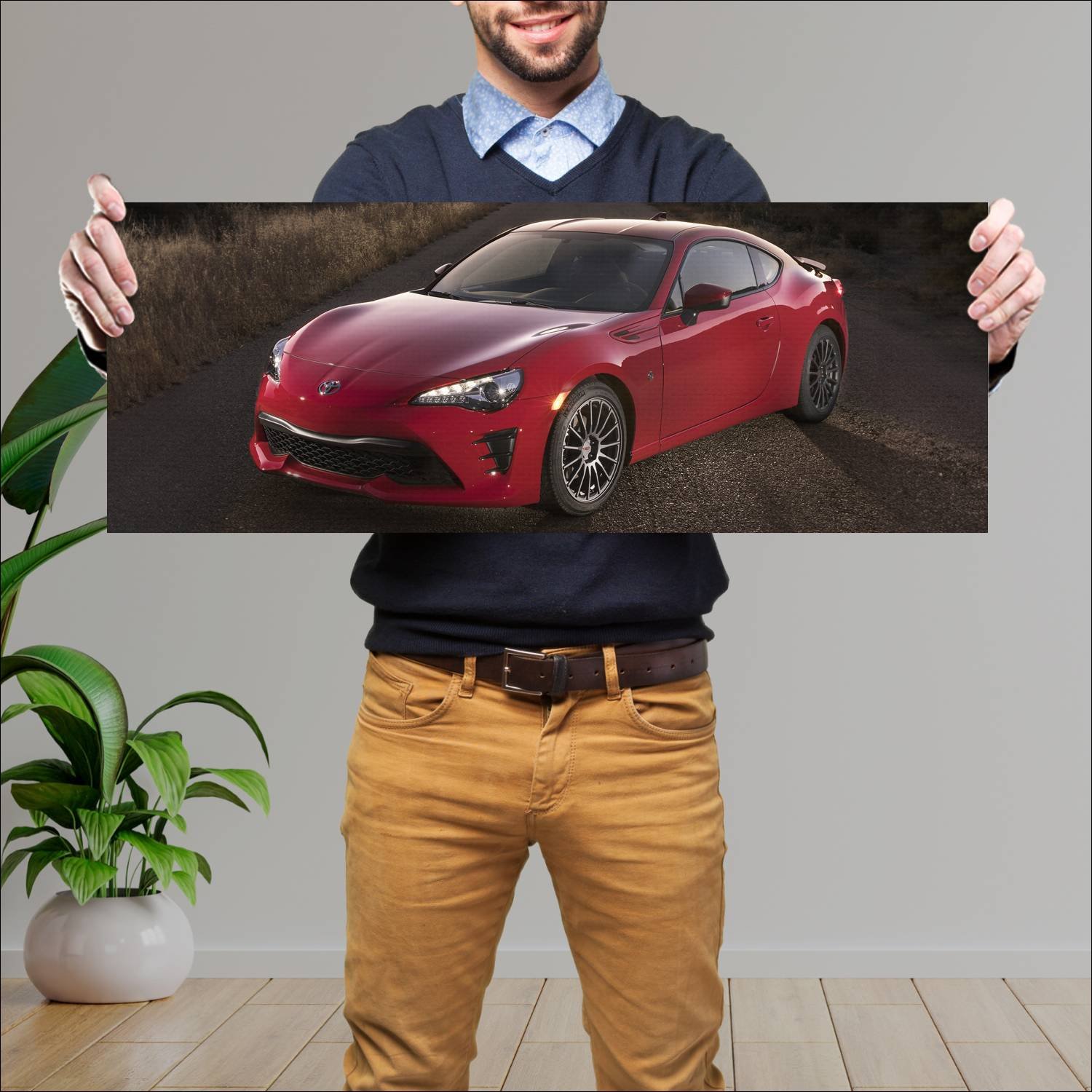 Cuadro grande 30x80cm 2017 toyota 86 us auto 134 Toyota