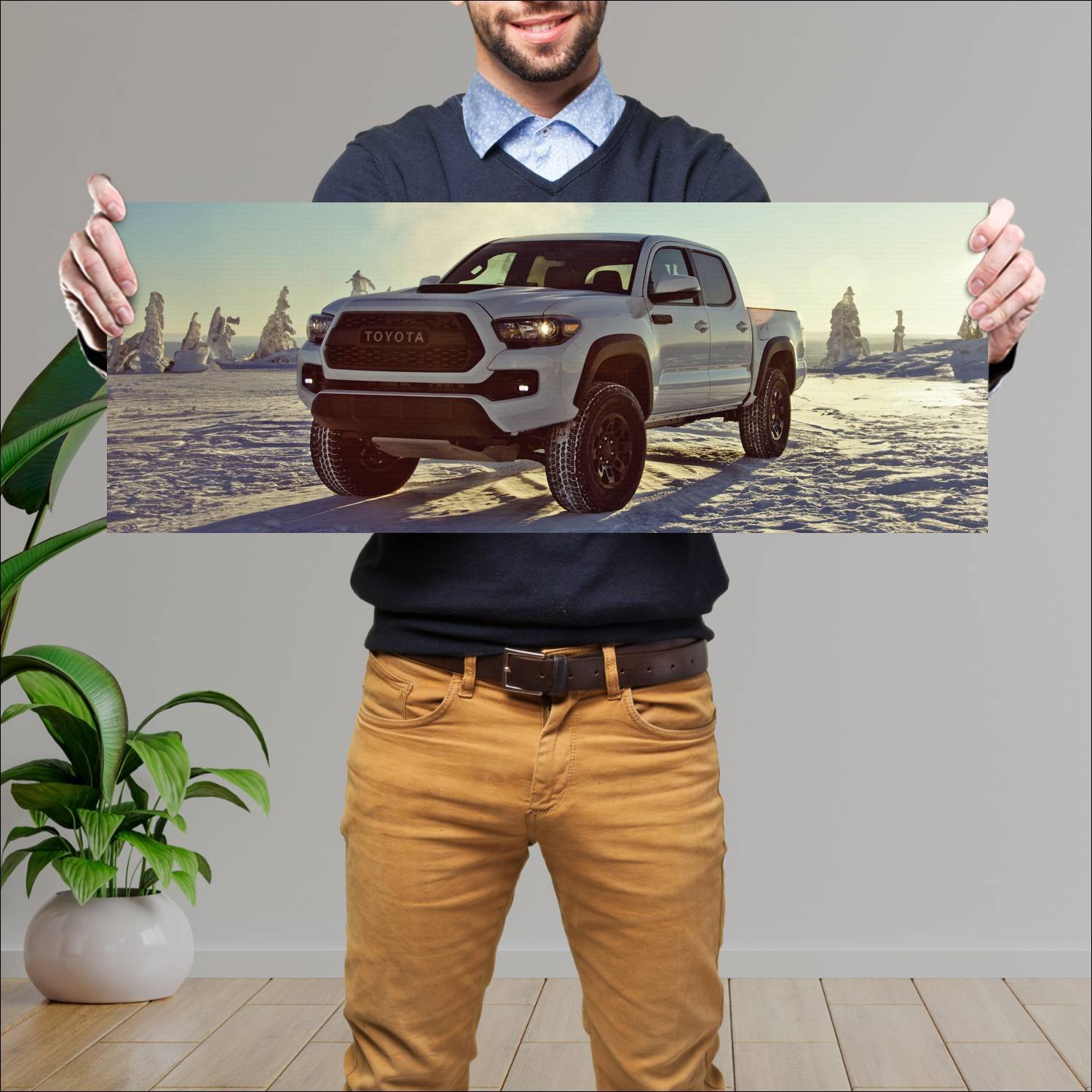 Cuadro grande 30x80cm 2017 toyota tacoma trd pro d 156 Toyota