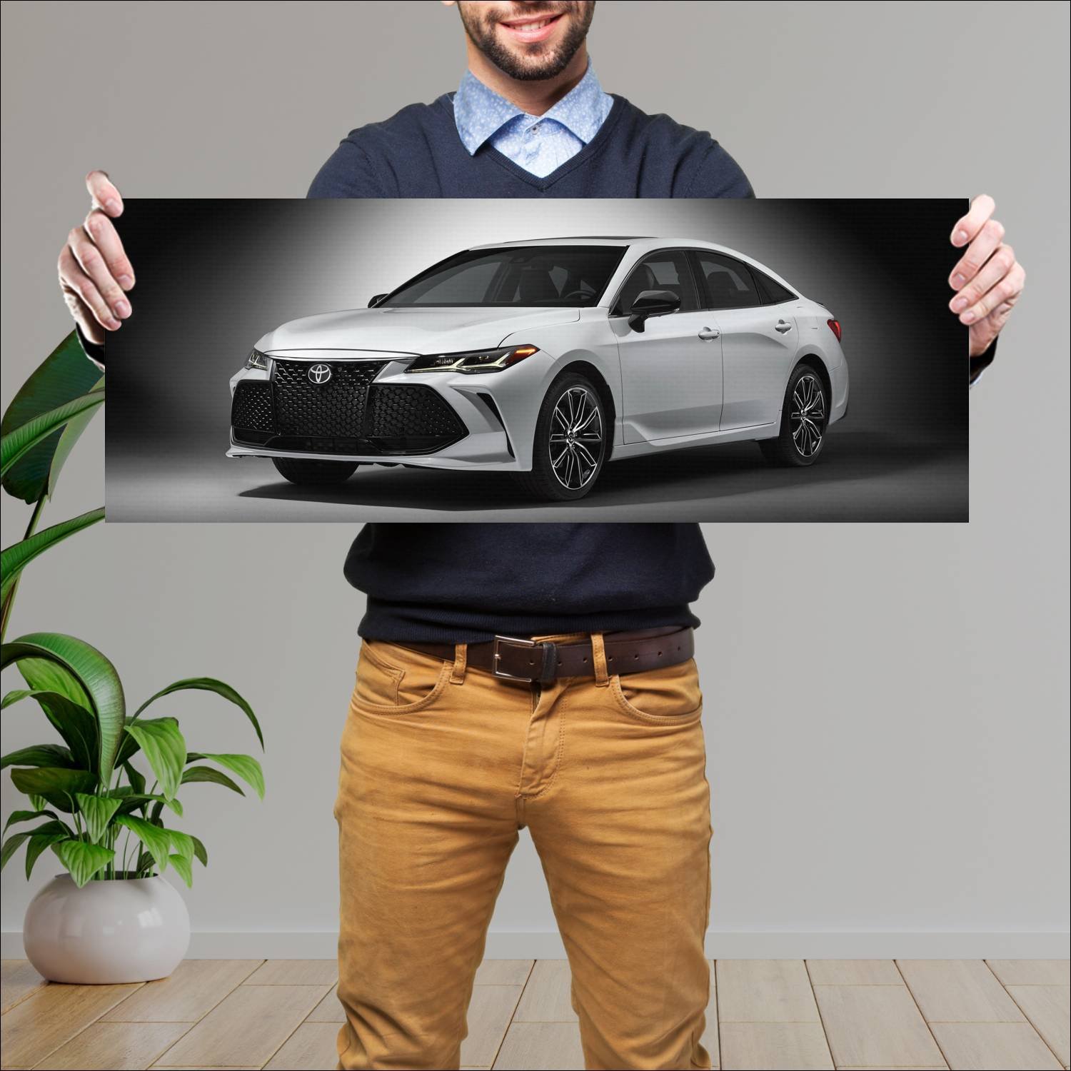 Cuadro grande 30x80cm 2019 toyota avalon sport sty 208 Toyota
