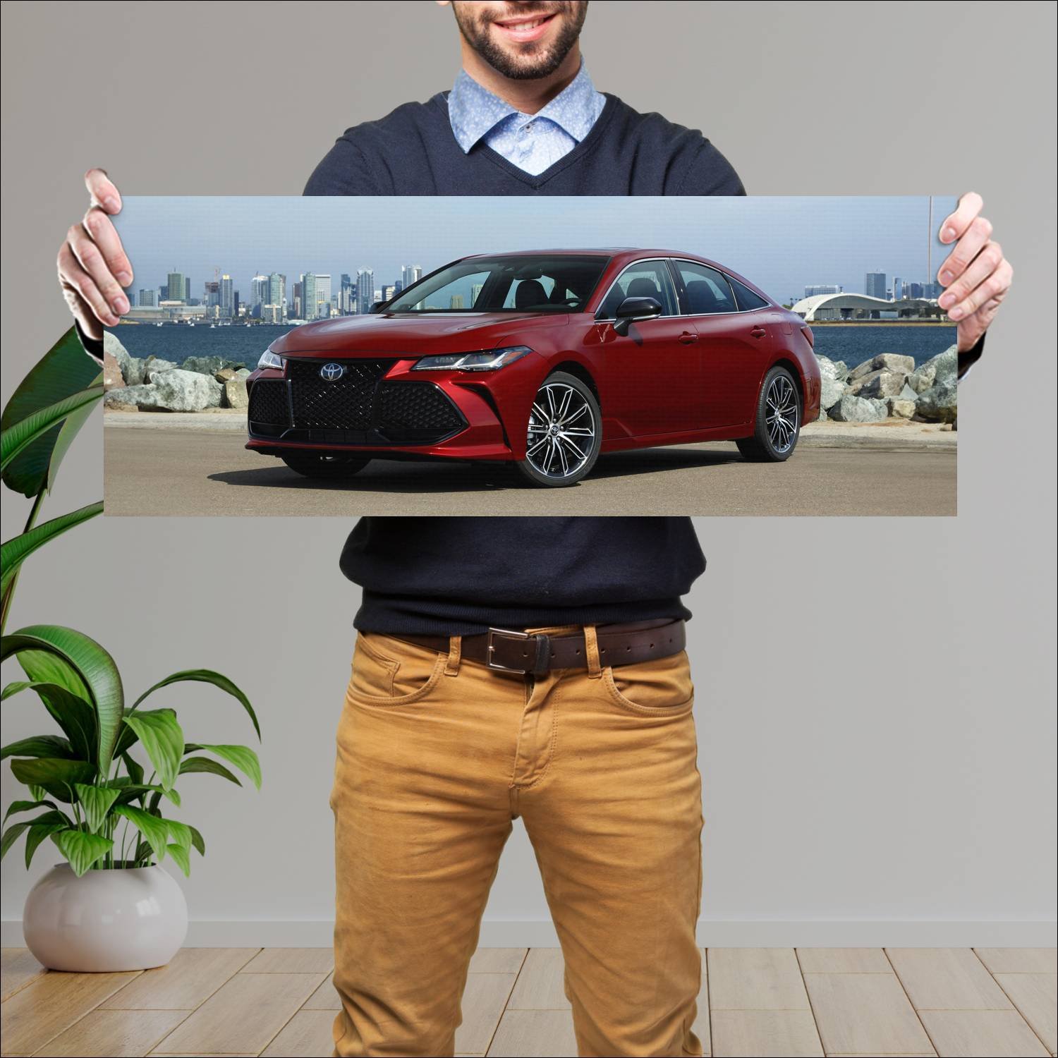 Cuadro grande 30x80cm 2019 toyota avalon sport sty 210 Toyota