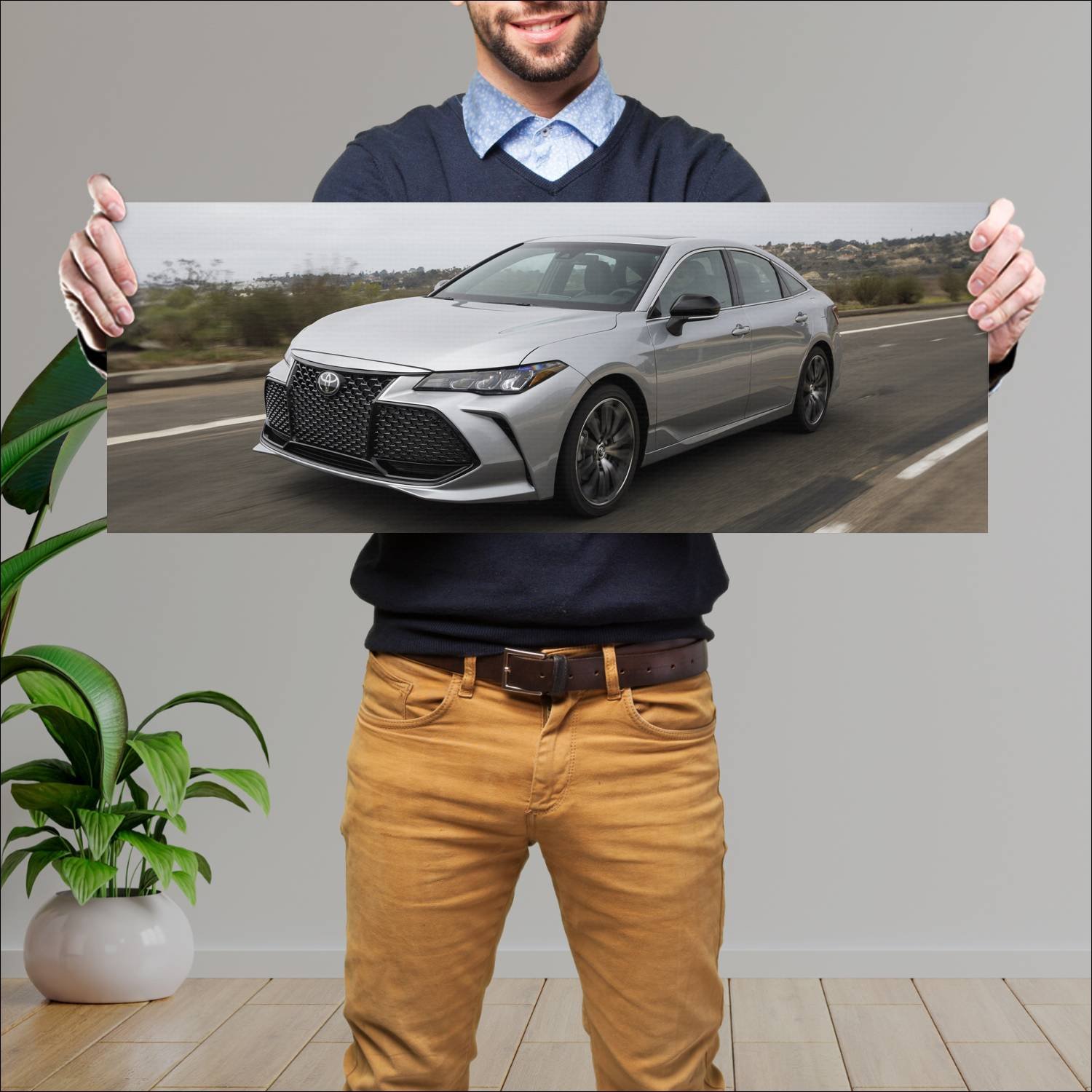 Cuadro grande 30x80cm 2019 toyota avalon sport sty 211 Toyota