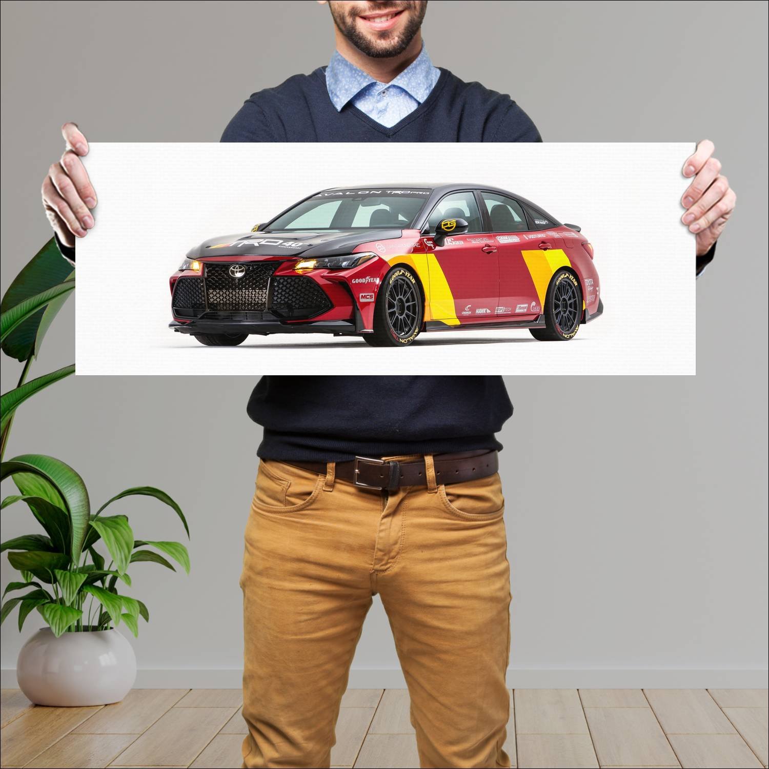 Cuadro grande 30x80cm 2019 toyota avalon trd pro c 213 Toyota