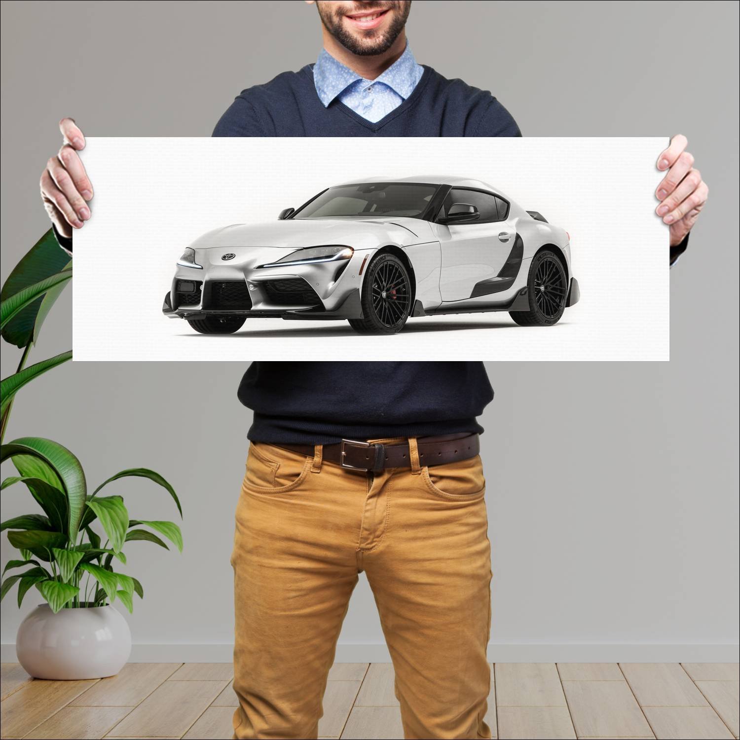 Cuadro grande 30x80cm 2019 toyota gr supra perform 232 Toyota