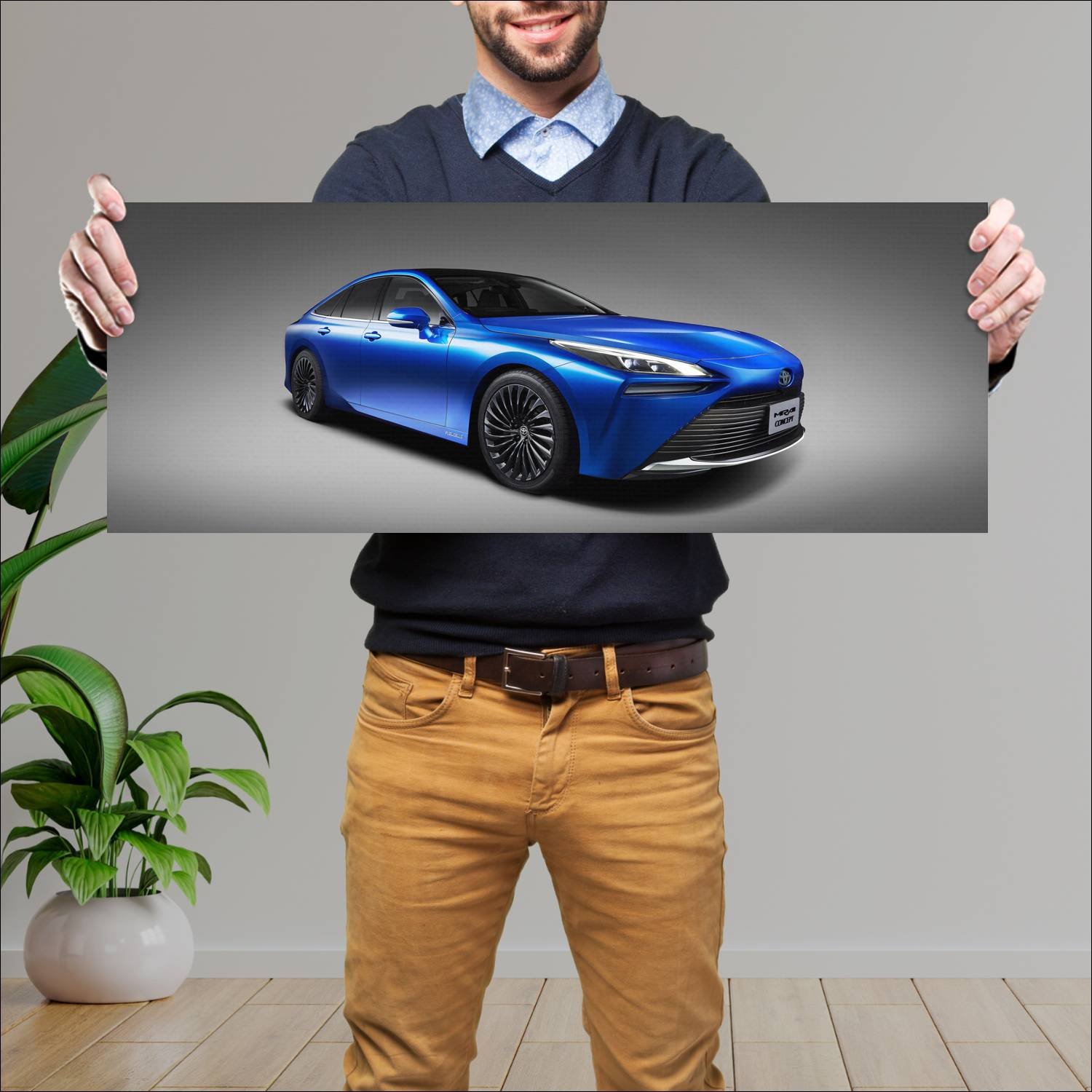 Cuadro grande 30x80cm 2019 toyota mirai concept 95 239 Toyota