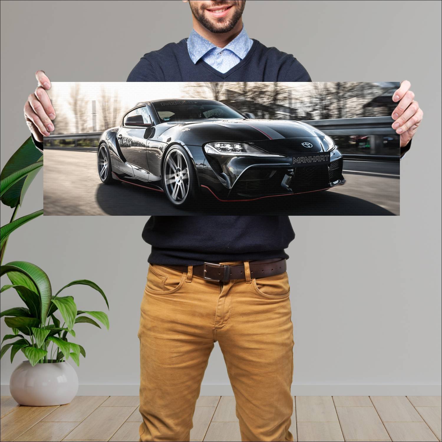 Cuadro grande 30x80cm 2020 manhart supra gr 450 11 253 Toyota