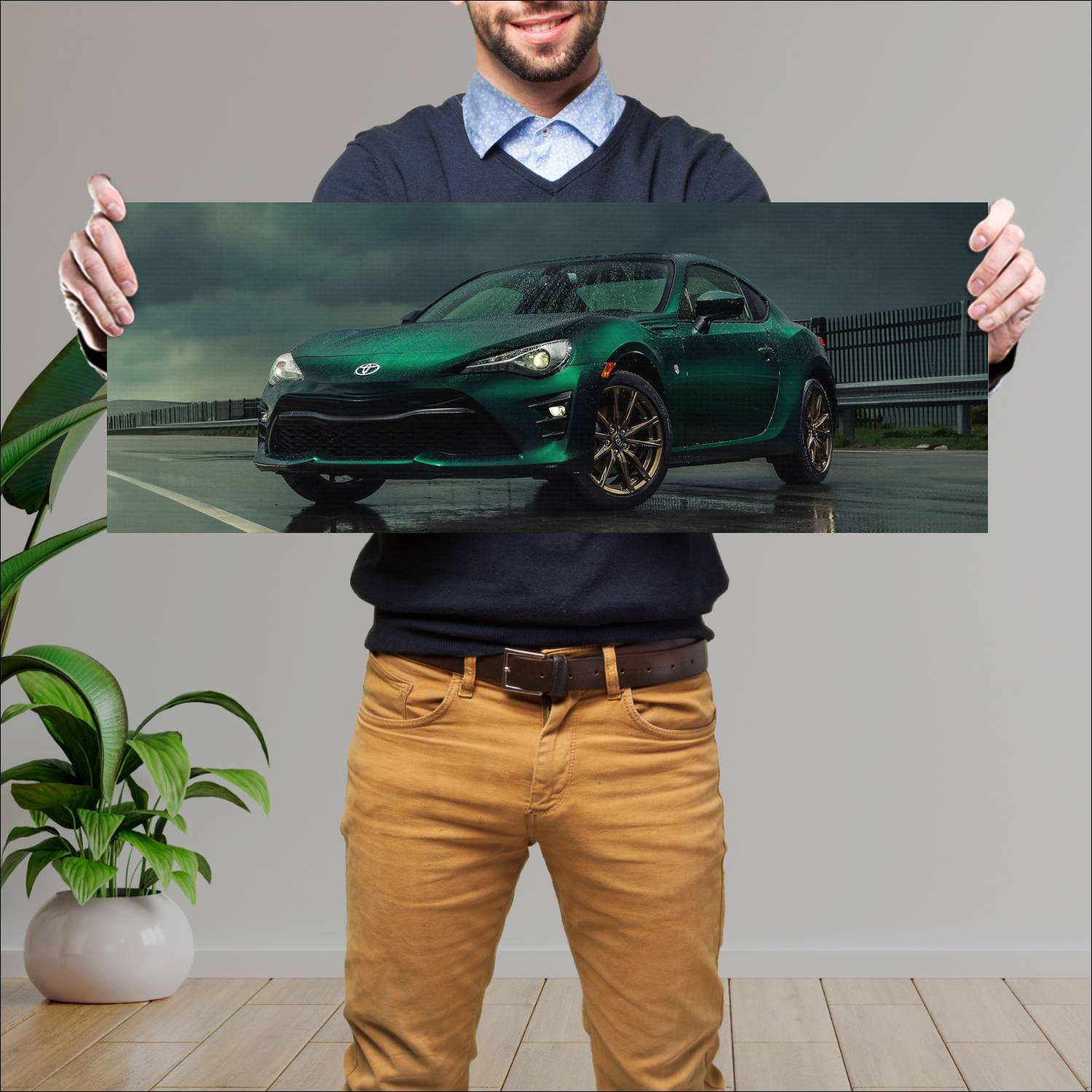 Cuadro grande 30x80cm 2020 toyota 86 hakone editio 254 Toyota