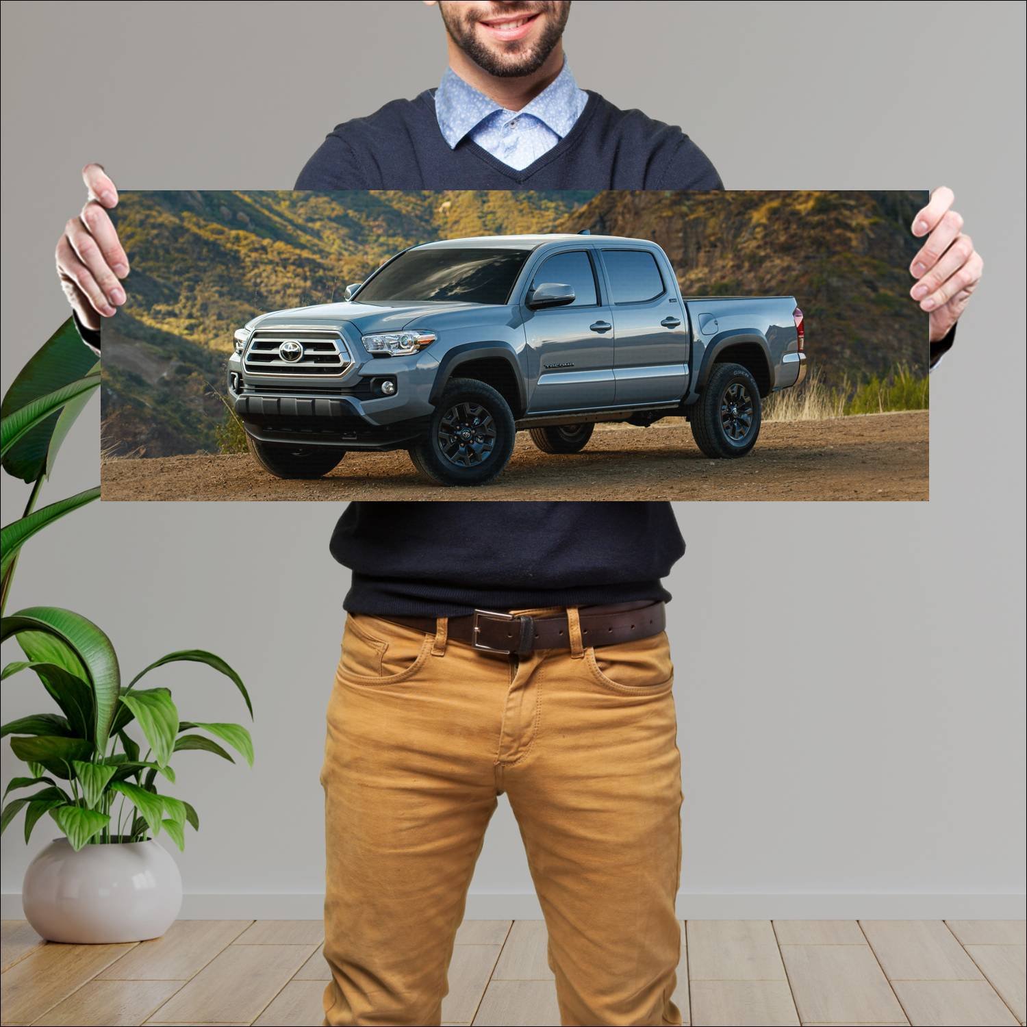 Cuadro grande 30x80cm 2020 toyota tacoma trail dou 286 Toyota
