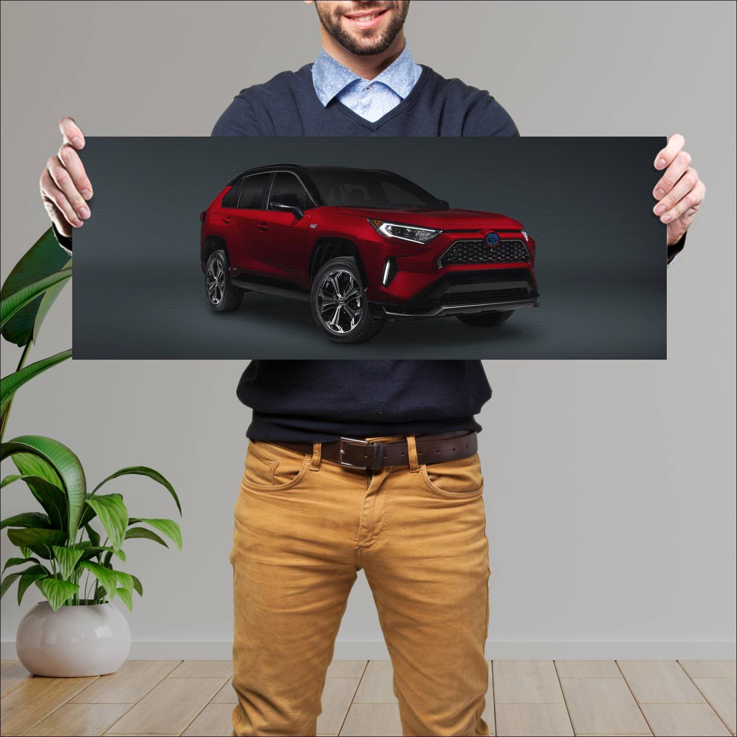 Cuadro grande 30x80cm 2021 toyota rav4 prime us 96 306 Toyota