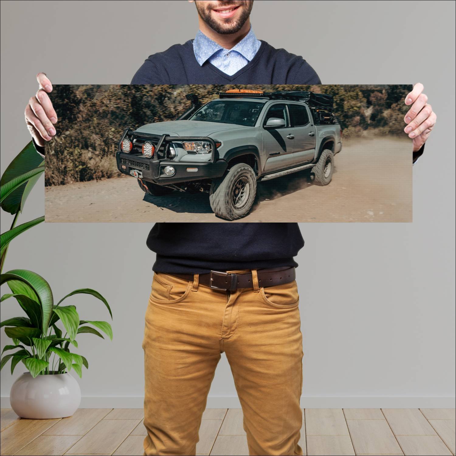 Cuadro grande 30x80cm 2021 toyota tacoma overlandi 309 Toyota