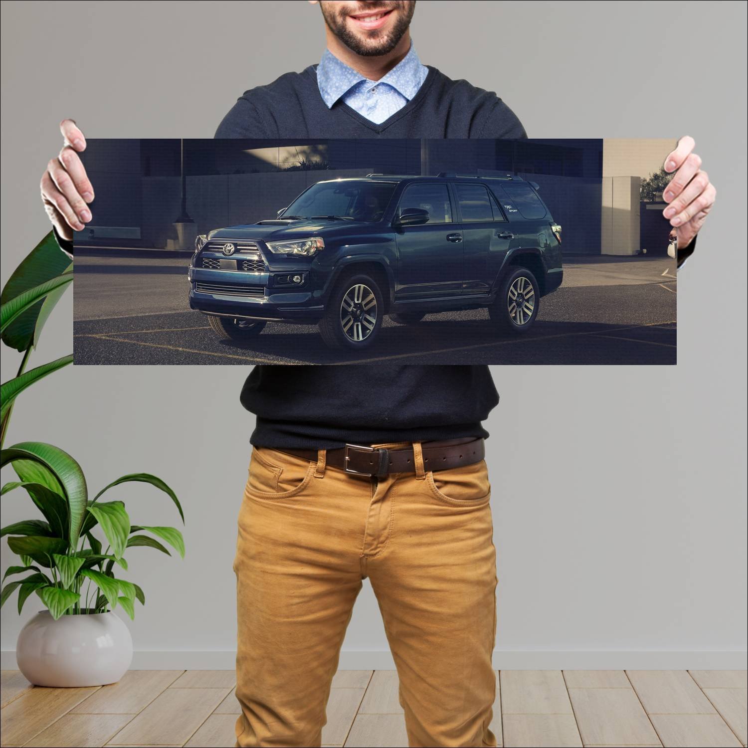 Cuadro grande 30x80cm 2022 toyota 4runner trd spor 314 Toyota