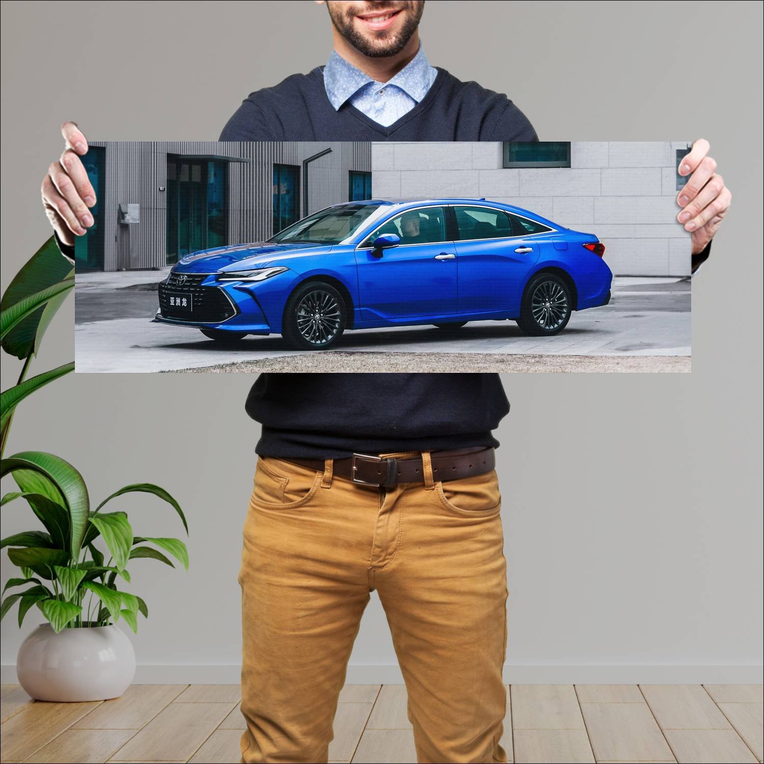 Cuadro grande 30x80cm 2022 toyota avalon cn auto 315 Toyota