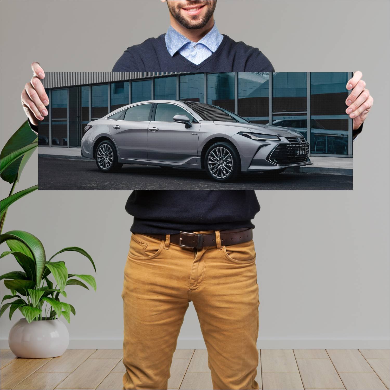 Cuadro grande 30x80cm 2022 toyota avalon hybrid cn 316 Toyota