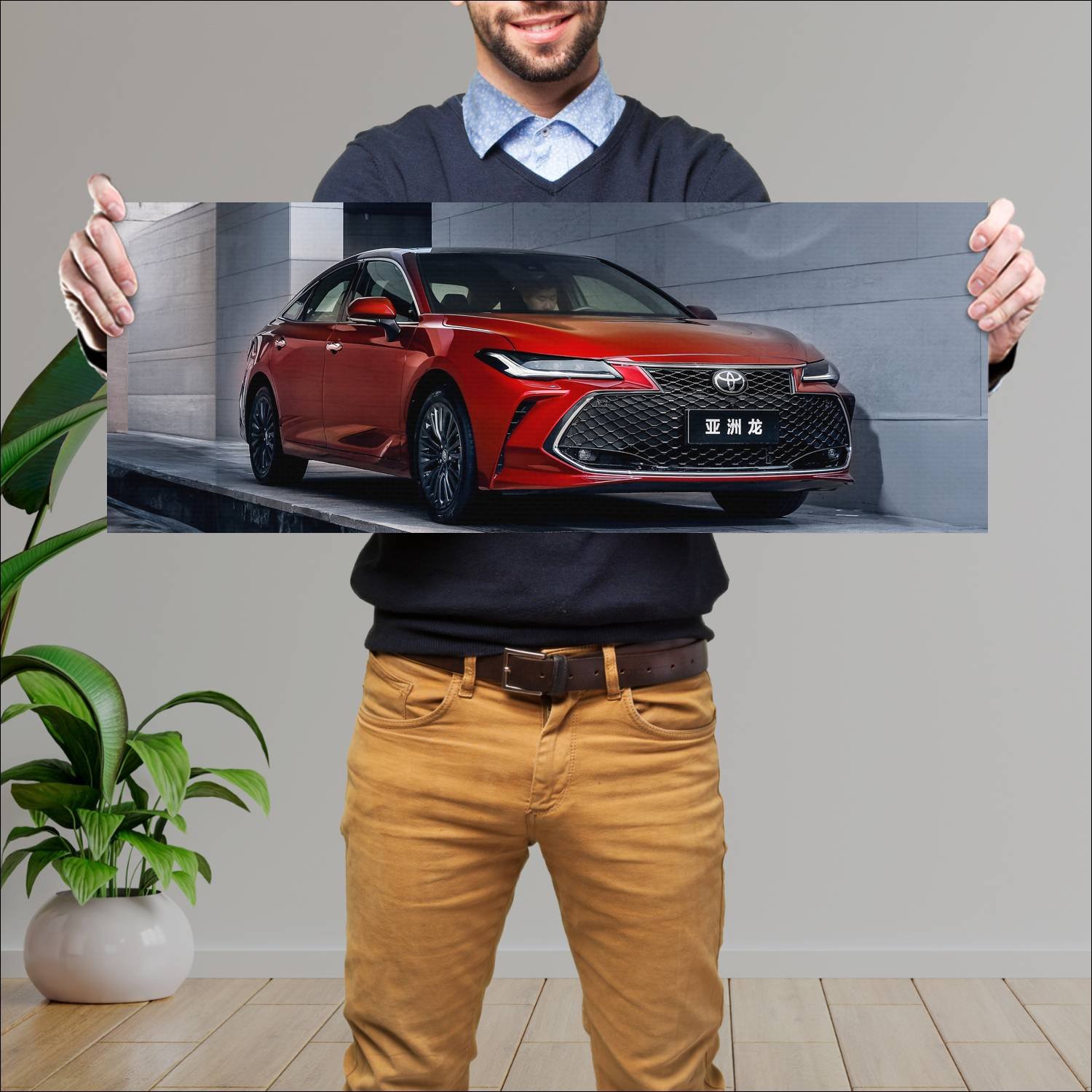 Cuadro grande 30x80cm 2022 toyota avalon sport sty 317 Toyota