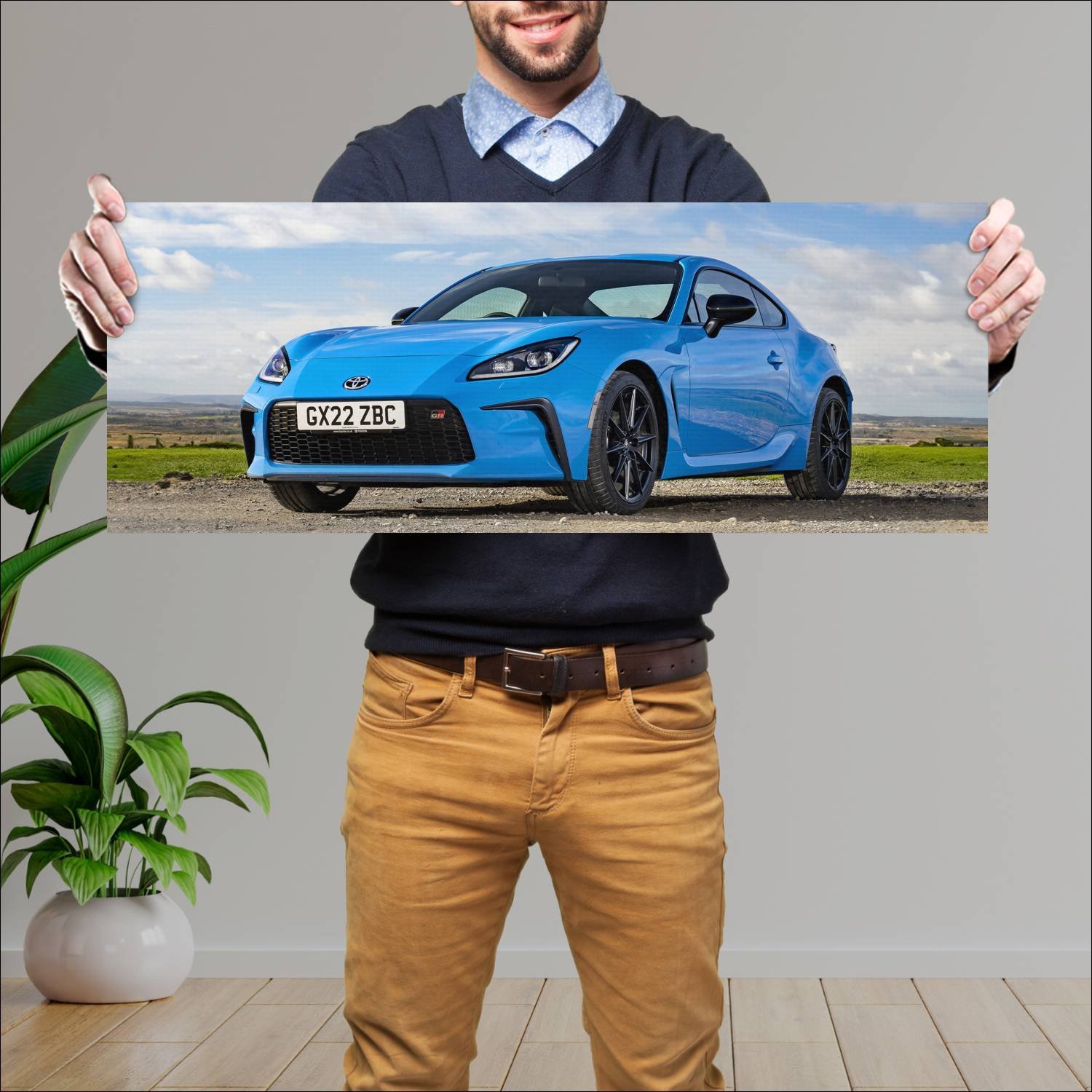 Cuadro grande 30x80cm 2022 toyota gr 86 uk auto 331 Toyota