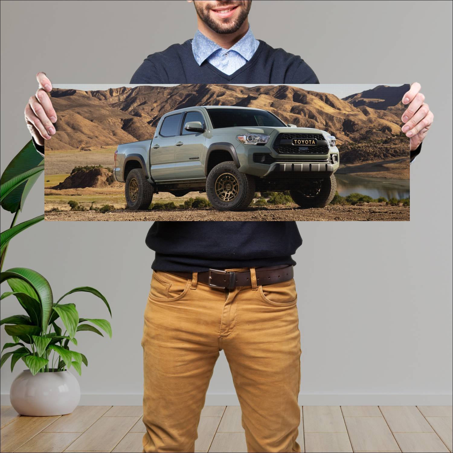 Cuadro grande 30x80cm 2022 toyota tacoma trail dou 346 Toyota