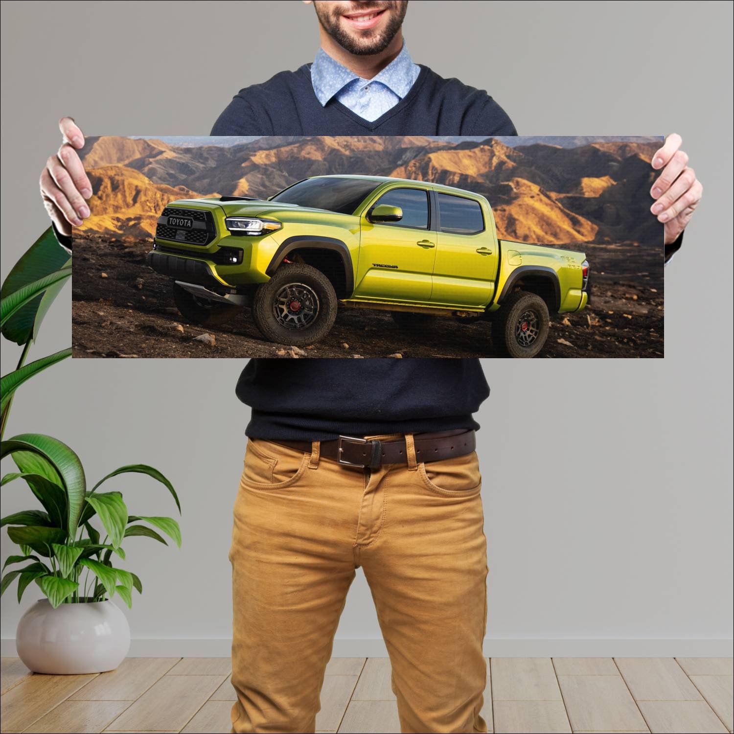 Cuadro grande 30x80cm 2022 toyota tacoma trd pro d 347 Toyota