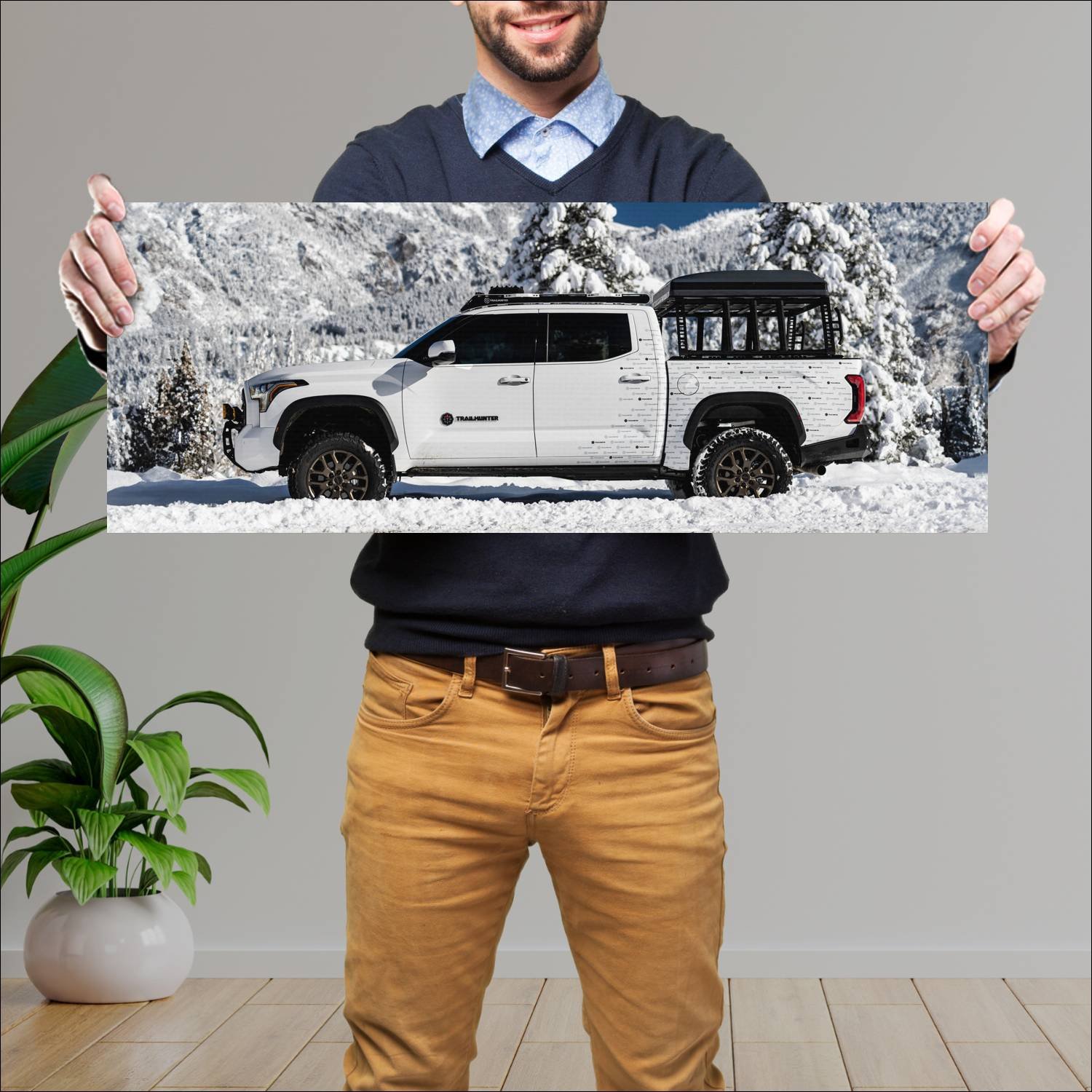Cuadro grande 30x80cm 2022 toyota trailhunter conc 348 Toyota
