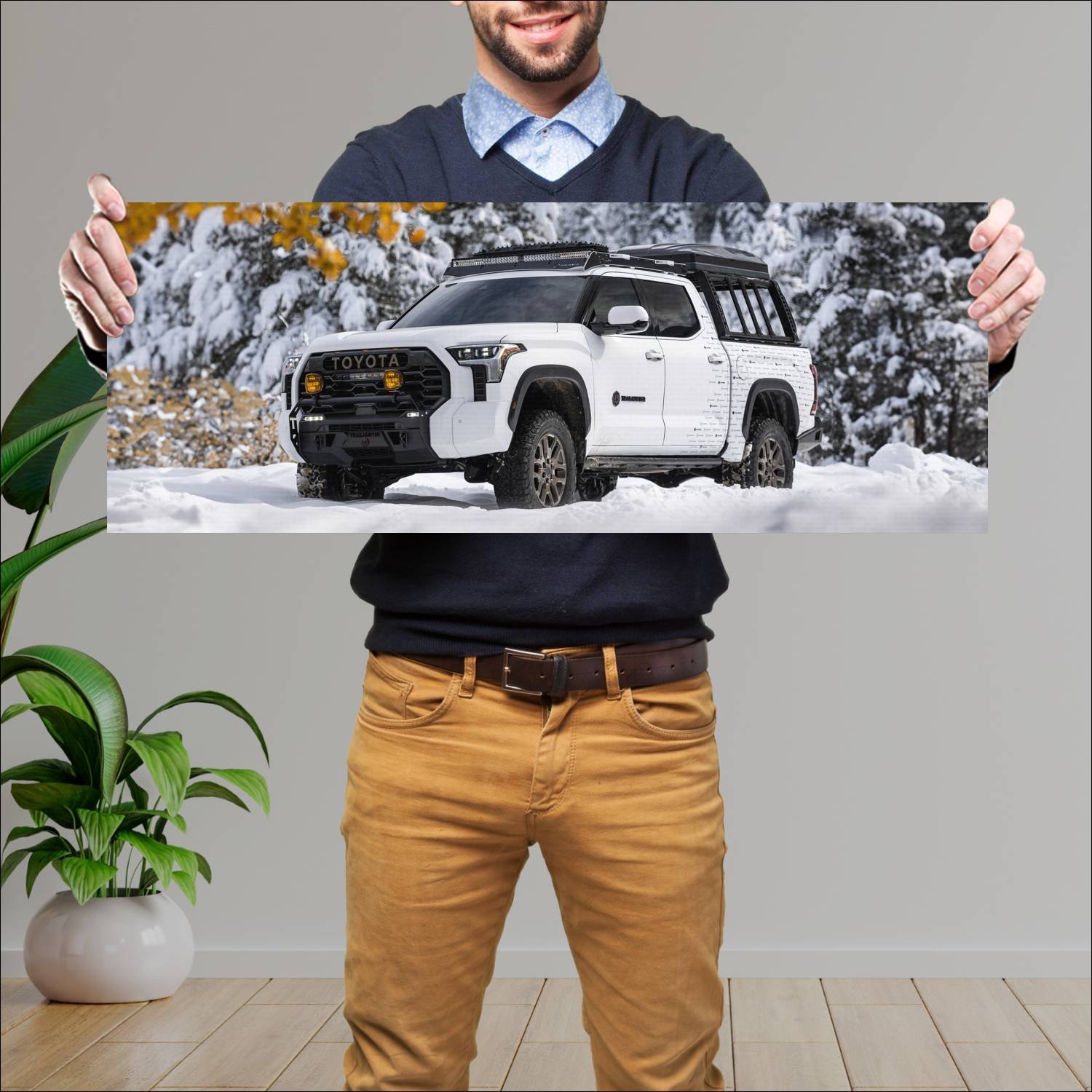 Cuadro grande 30x80cm 2022 toyota trailhunter conc 349 Toyota
