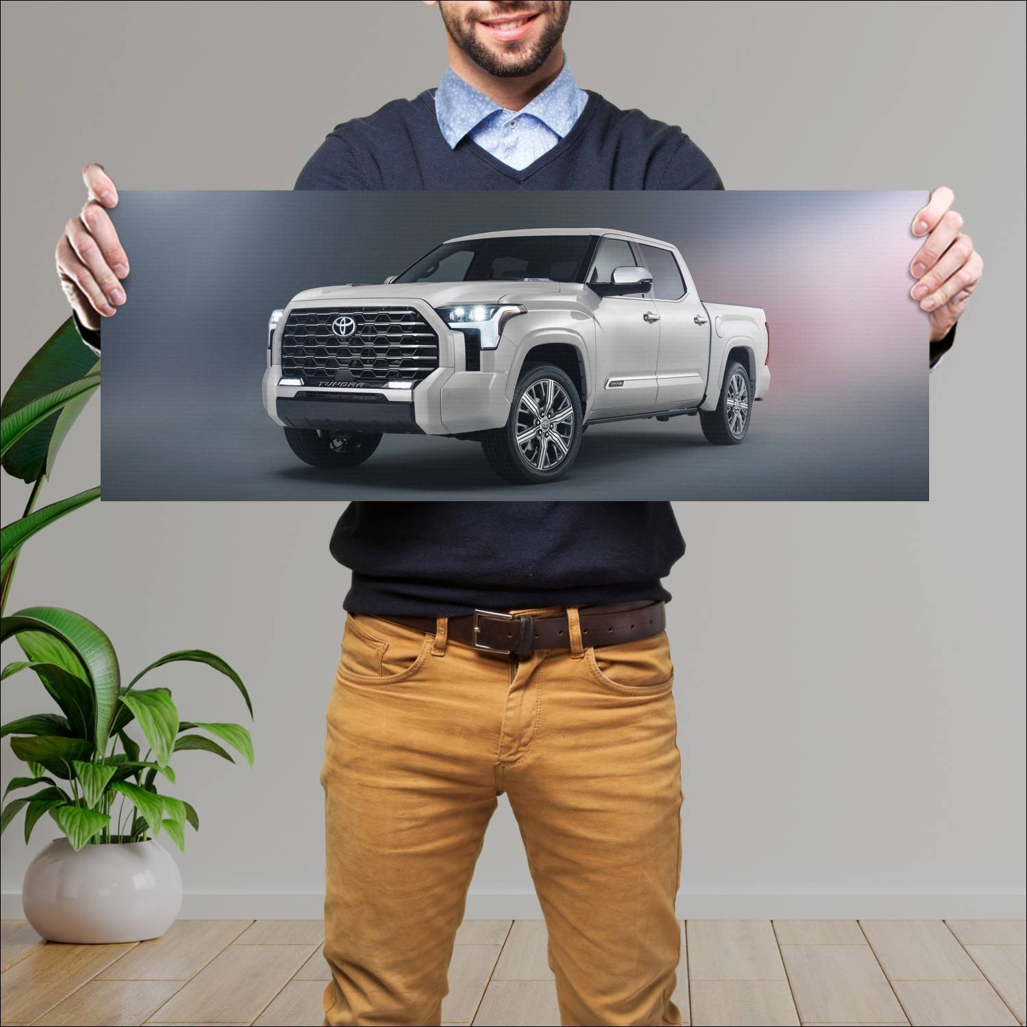 Cuadro grande 30x80cm 2022 toyota tundra capstone 351 Toyota