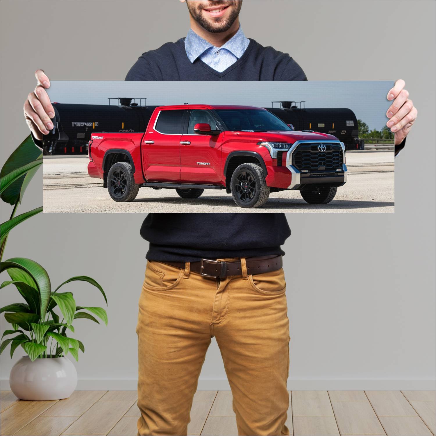Cuadro grande 30x80cm 2022 toyota tundra limited c 354 Toyota