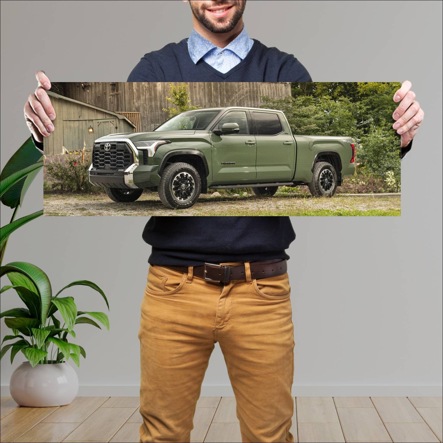 Cuadro grande 30x80cm 2022 toyota tundra trd off r 359 Toyota