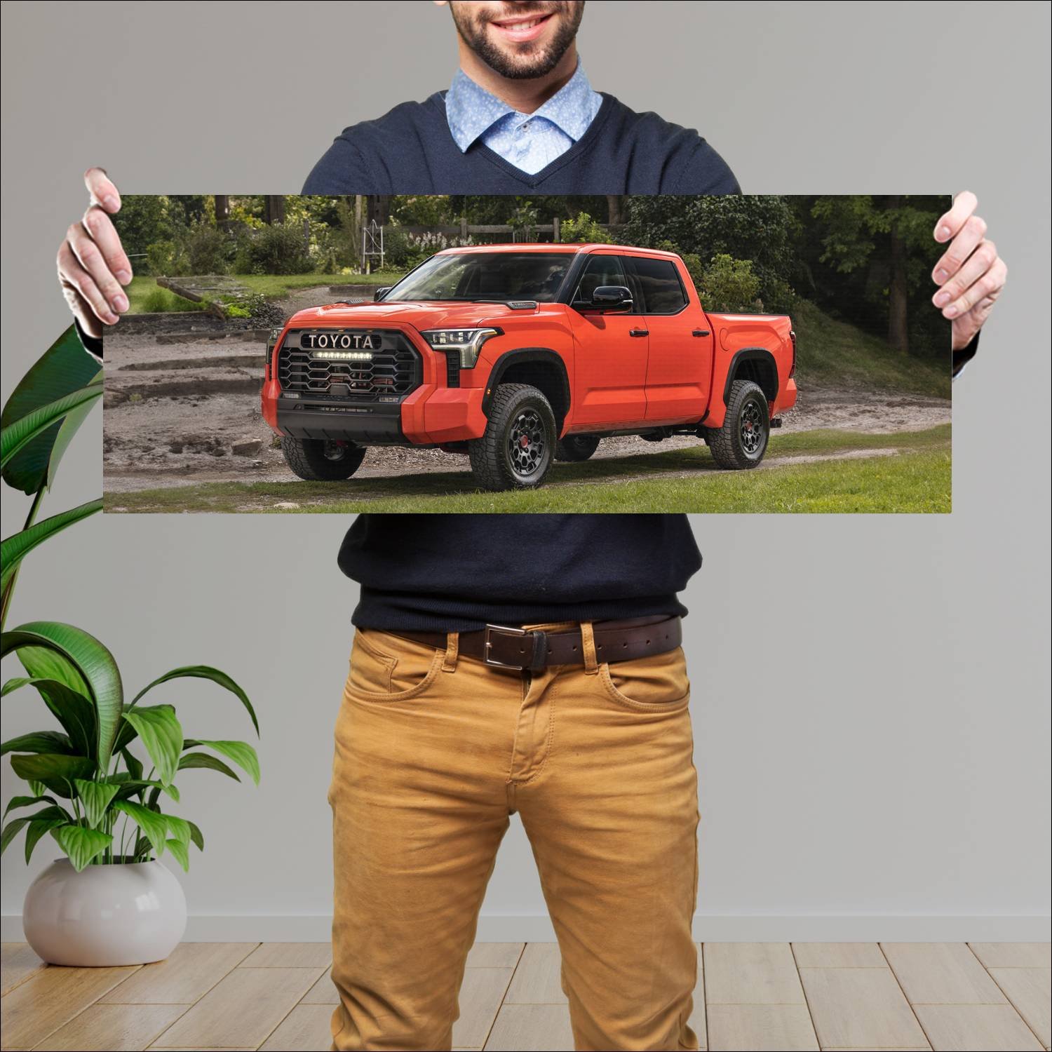 Cuadro grande 30x80cm 2022 toyota tundra trd pro c 360 Toyota