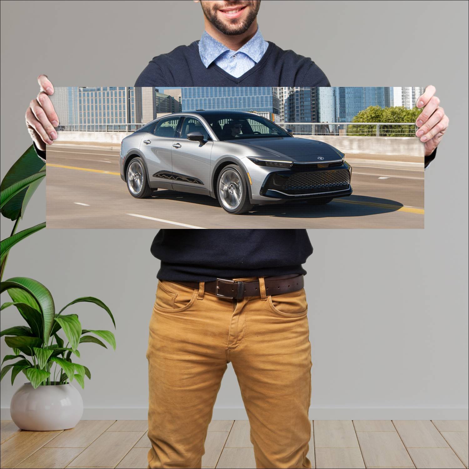 Cuadro grande 30x80cm 2023 toyota crown auto 380 Toyota