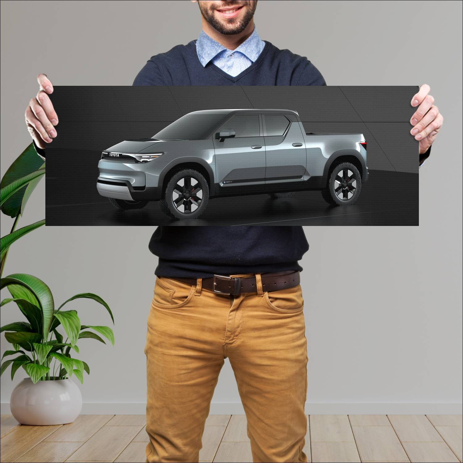 Cuadro grande 30x80cm 2023 toyota epu concept Toyota