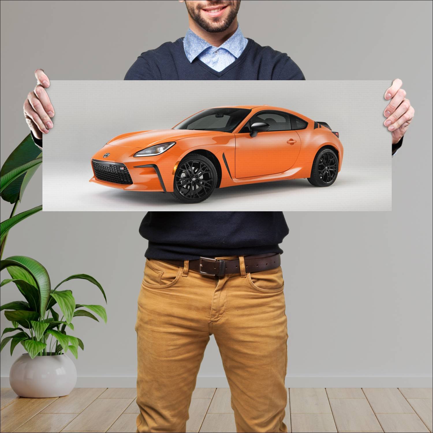 Cuadro grande 30x80cm 2023 toyota gr 86 special ed 388 Toyota