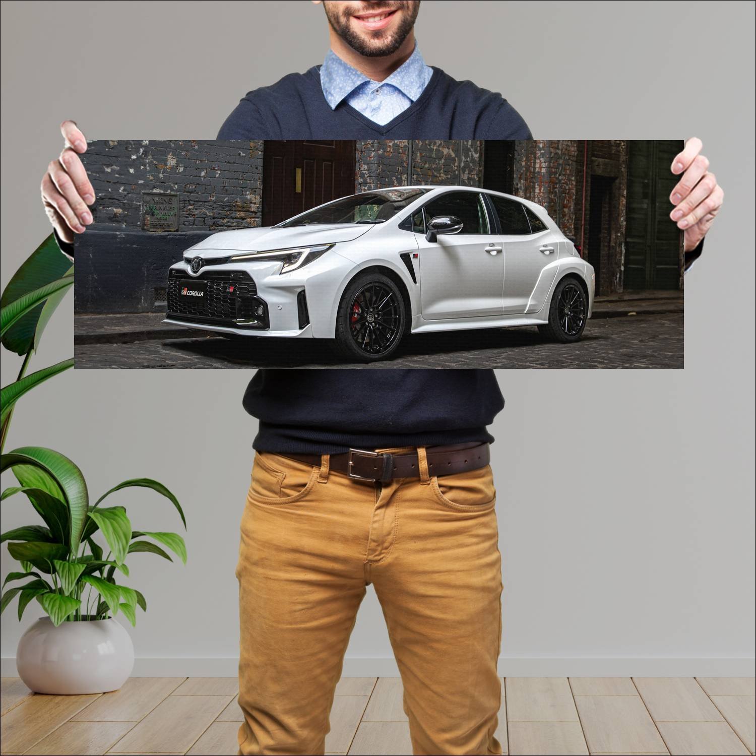 Cuadro grande 30x80cm 2023 toyota gr corolla au 11 390 Toyota