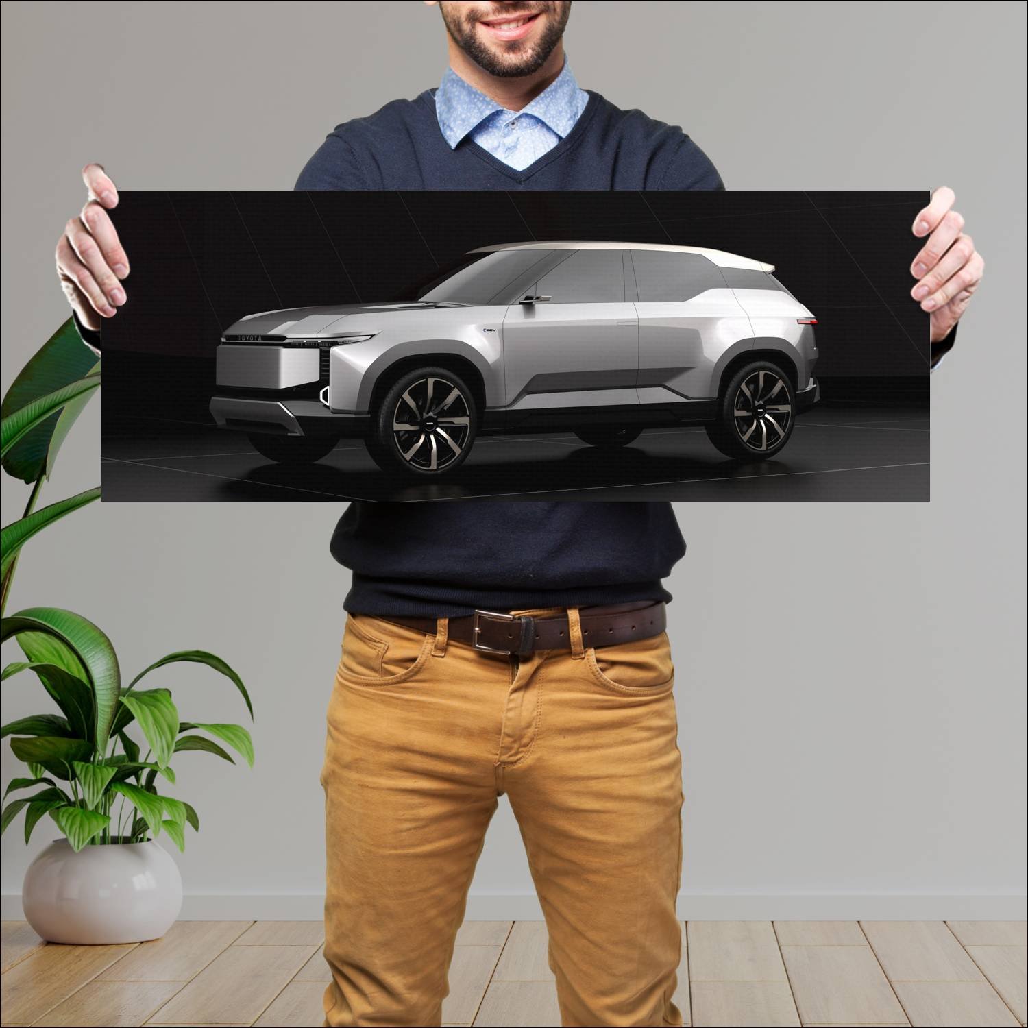 Cuadro grande 30x80cm 2023 toyota land cruiser se 404 Toyota