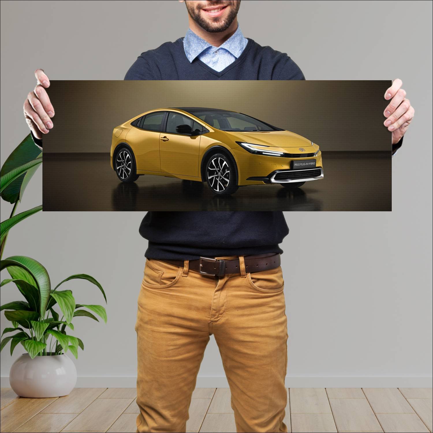 Cuadro grande 30x80cm 2023 toyota prius plug in hy 405 Toyota