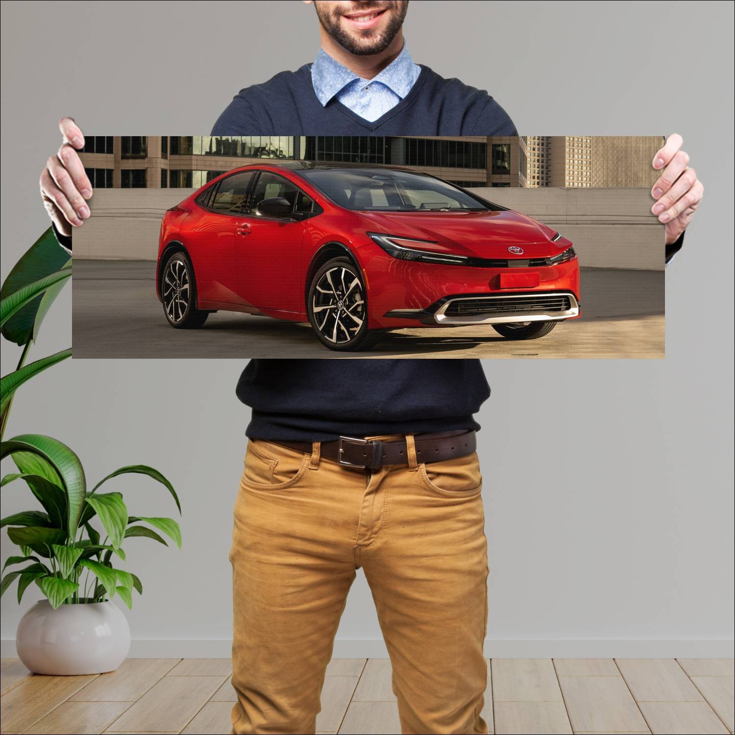 Cuadro grande 30x80cm 2023 toyota prius prime us 1 406 Toyota