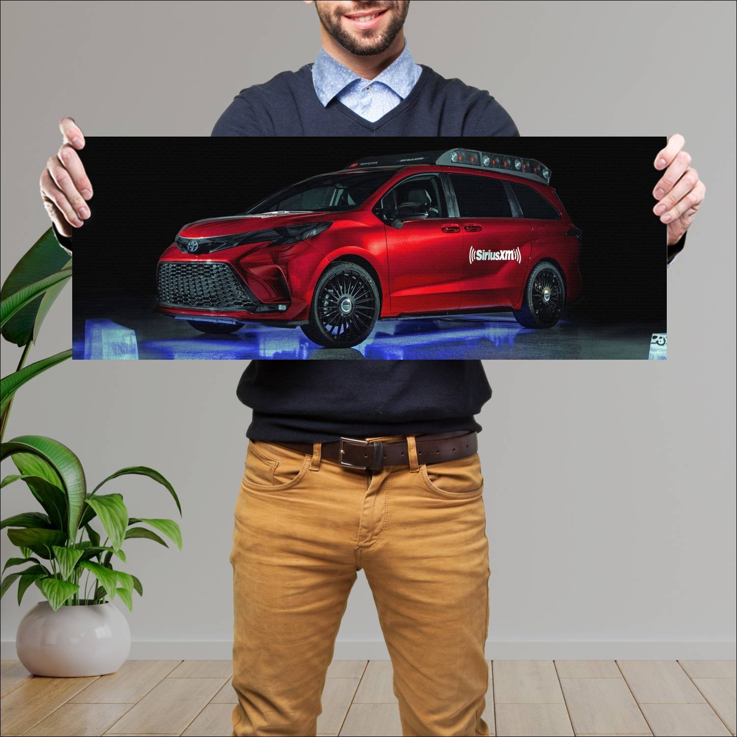 Cuadro grande 30x80cm 2023 toyota sienna remix con 417 Toyota