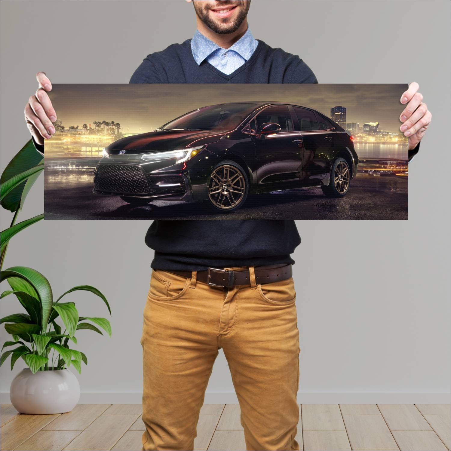 Cuadro grande 30x80cm 2024 toyota corolla sedan ni 425 Toyota
