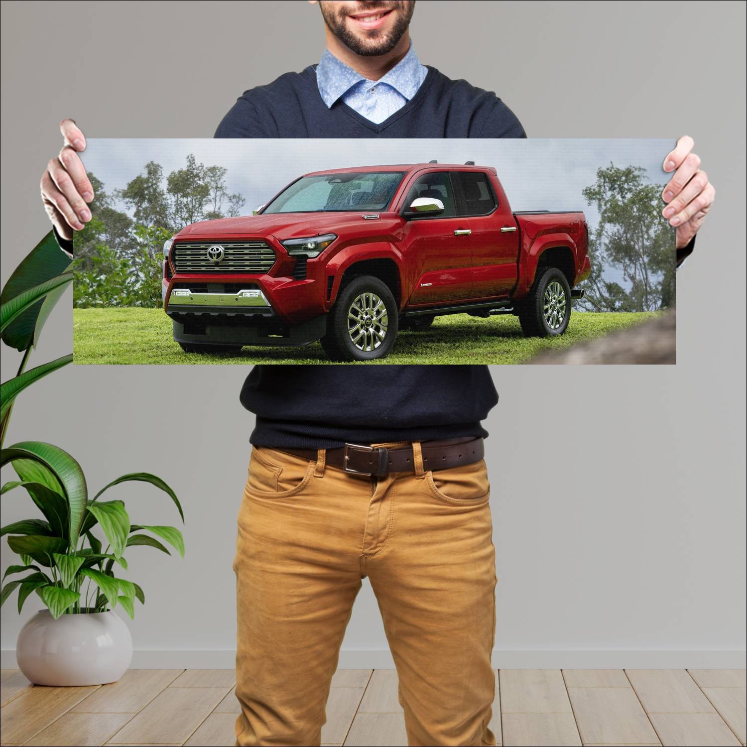 Cuadro grande 30x80cm 2024 toyota tacoma limited d 438 Toyota
