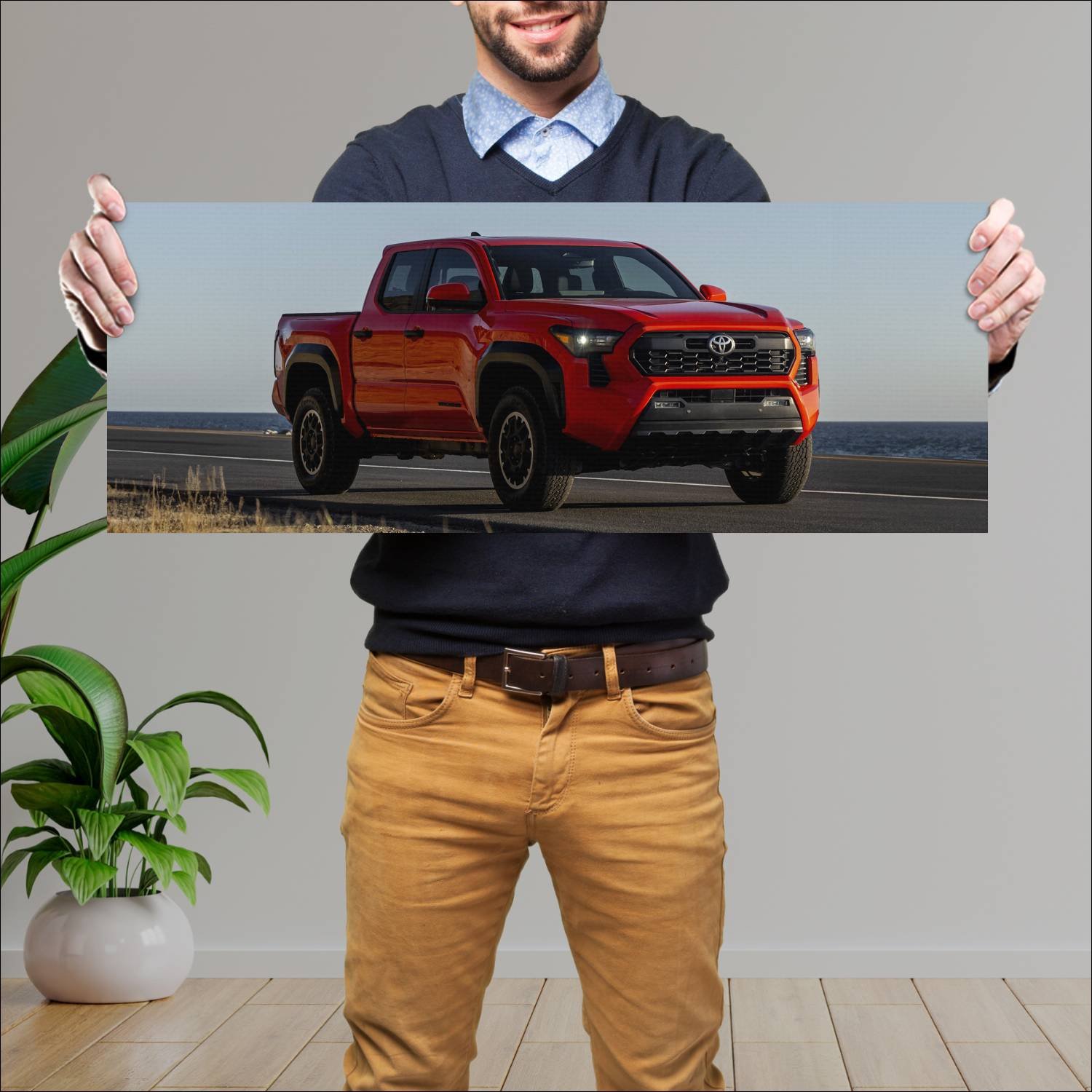 Cuadro grande 30x80cm 2024 toyota tacoma trd off r 440 Toyota