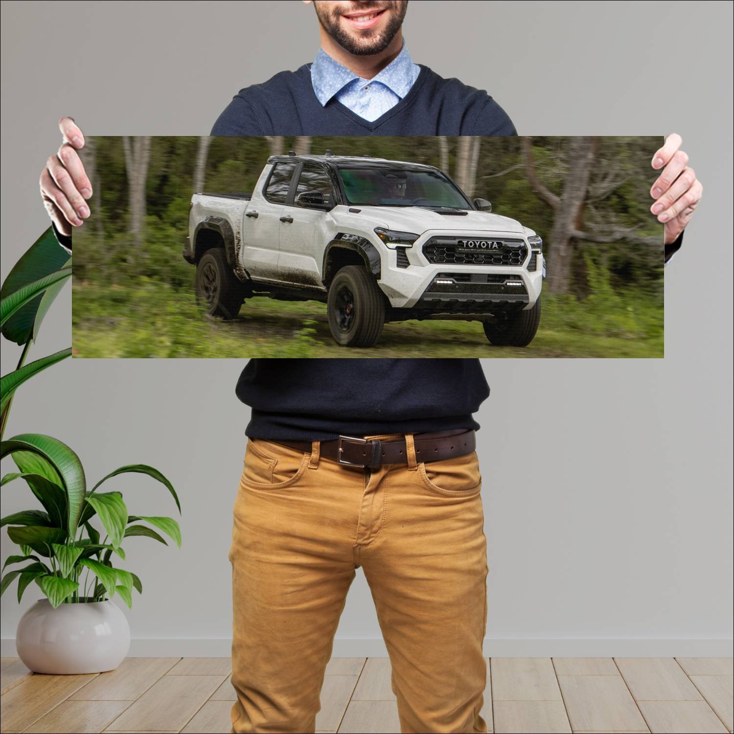 Cuadro grande 30x80cm 2024 toyota tacoma trd pro d 442 Toyota