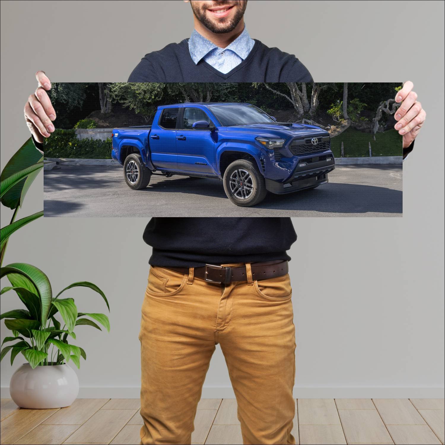 Cuadro grande 30x80cm 2024 toyota tacoma trd sport 443 Toyota