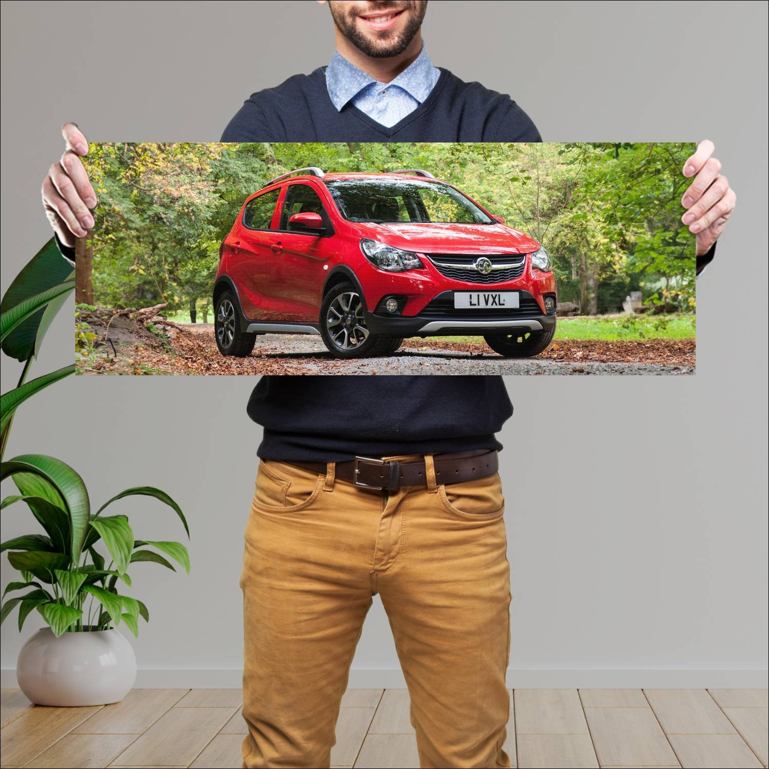 Cuadro grande 30x80cm 2017 vauxhall viva rocks 753 60 Vauxhall