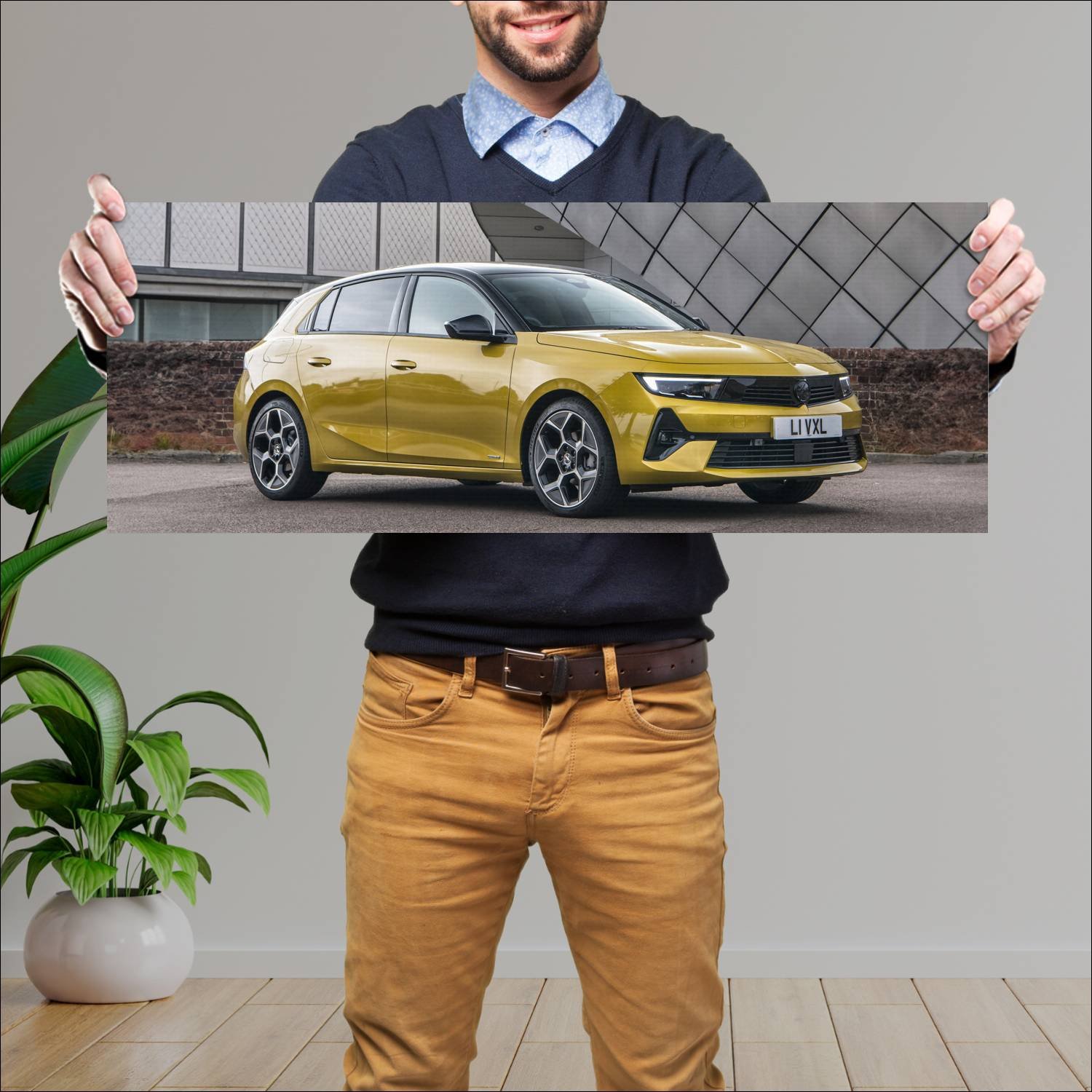 Cuadro grande 30x80cm 2022 vauxhall astra ultimate 68 Vauxhall