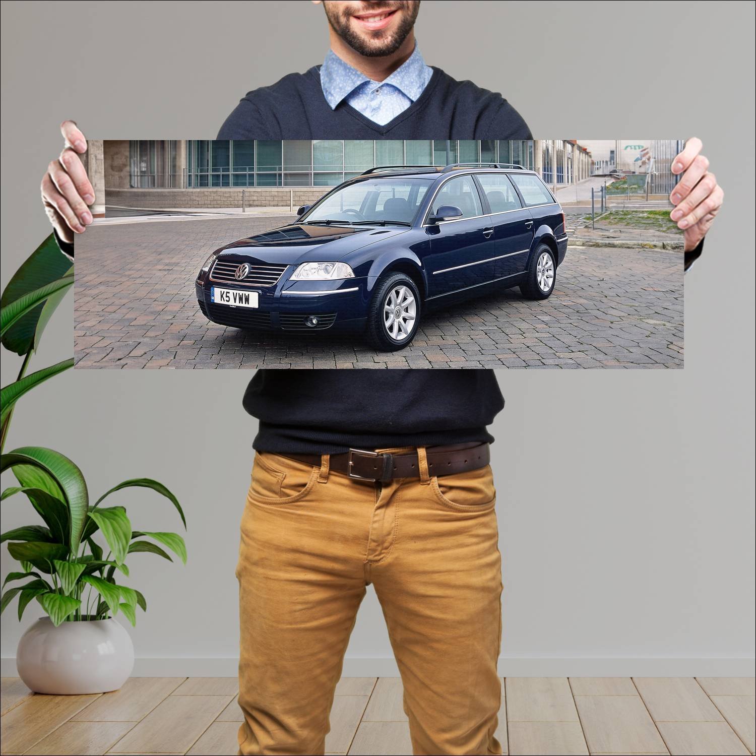 Cuadro grande 30x80cm 2000 volkswagen passat estat 105 Volkswagen