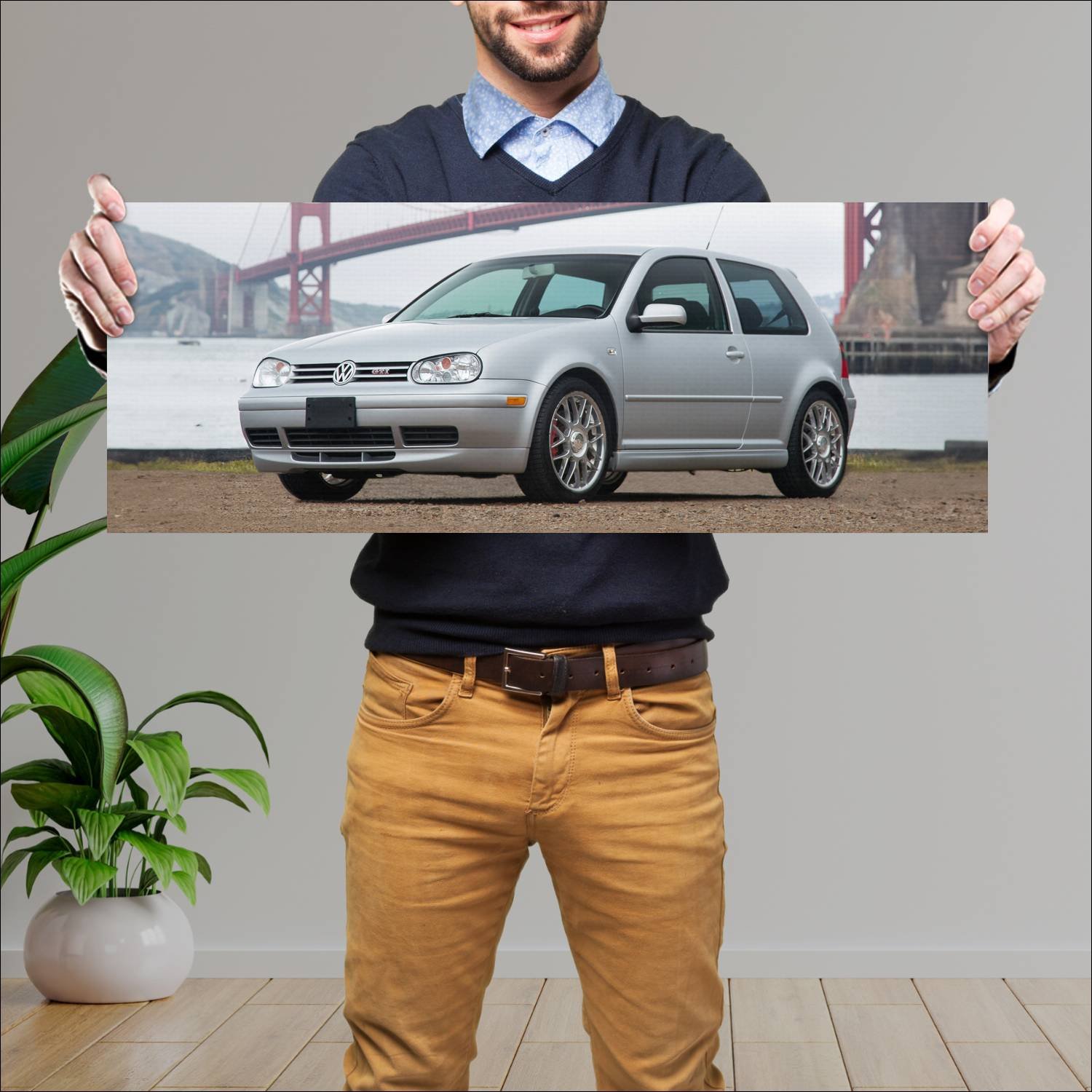 Cuadro grande 30x80cm 2002 volkswagen gti 337 edit 123 Volkswagen