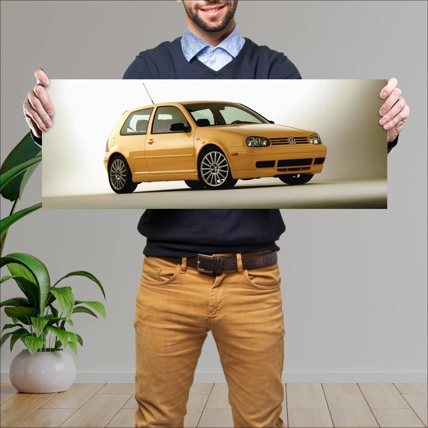 Cuadro grande 30x80cm 2003 volkswagen gti 20th ann 144 Volkswagen